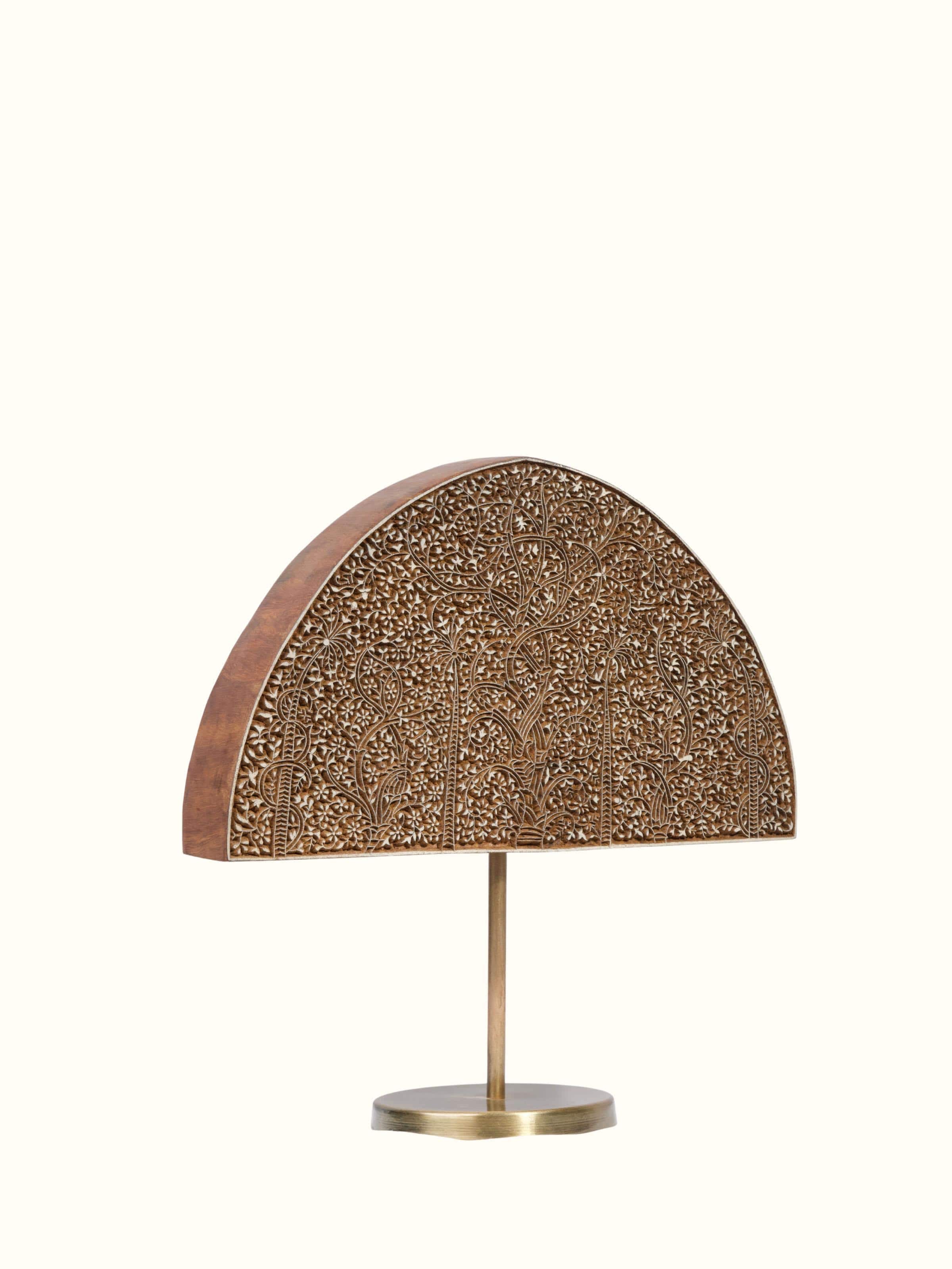 Sheesham Wood Carved Wooden Block