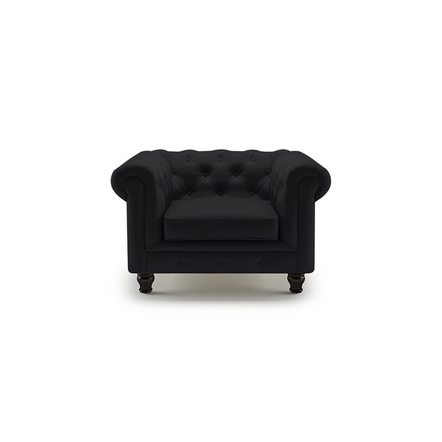 Winchester 1 Seater Leather Sofa in Licorice Colour