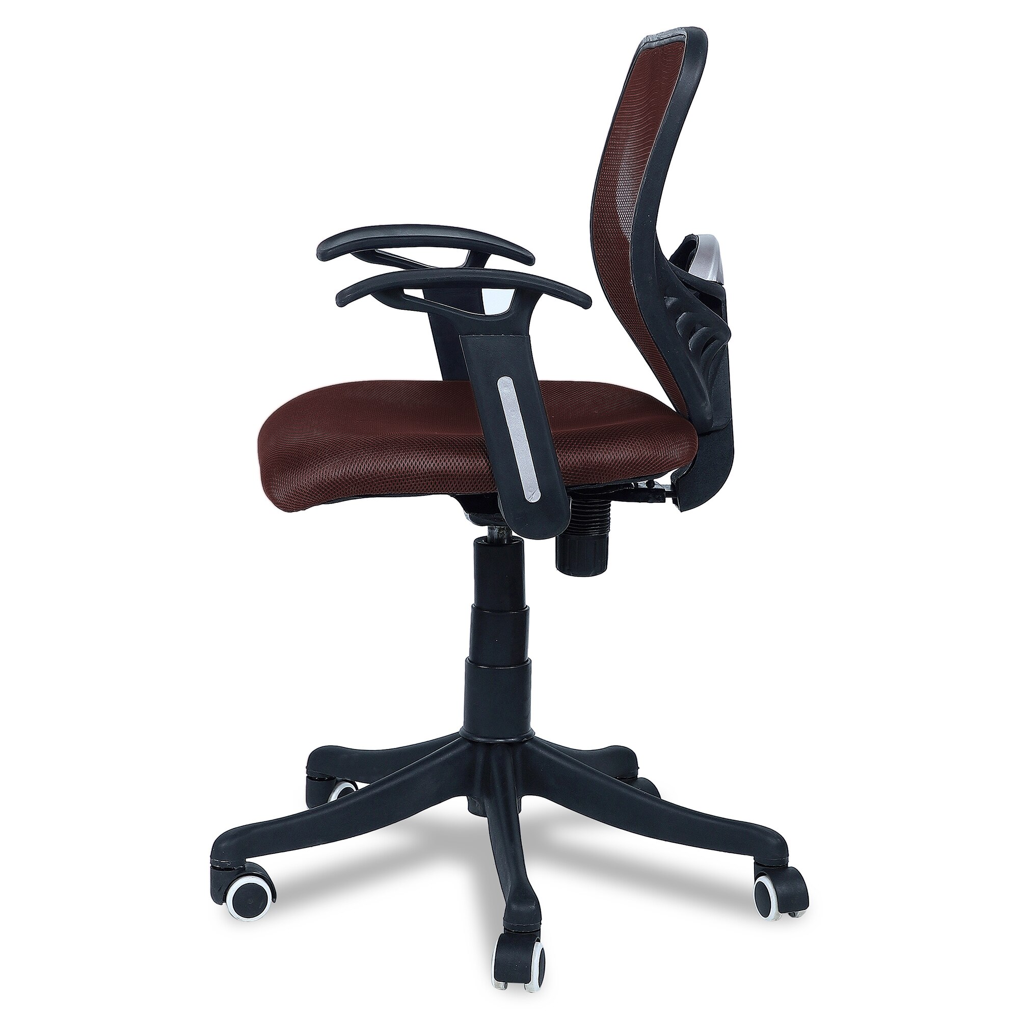 Odrione Low Back Ergonomic Chair in Brown Colour