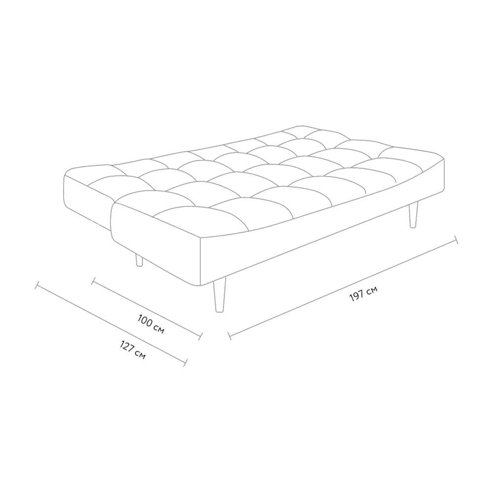 Ofra 3 Seater Sofa Cum Bed In Black Color