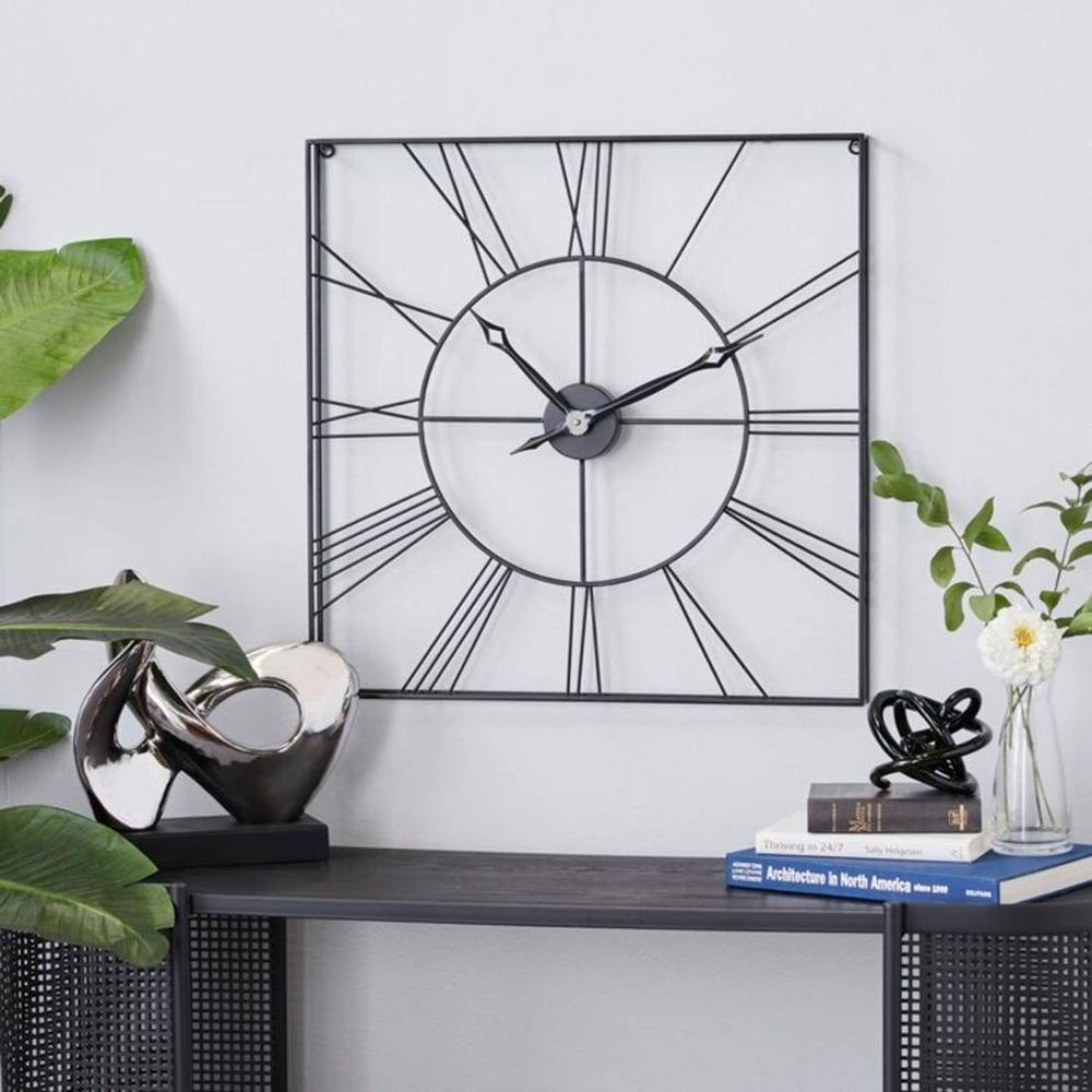 Black square Wall clock