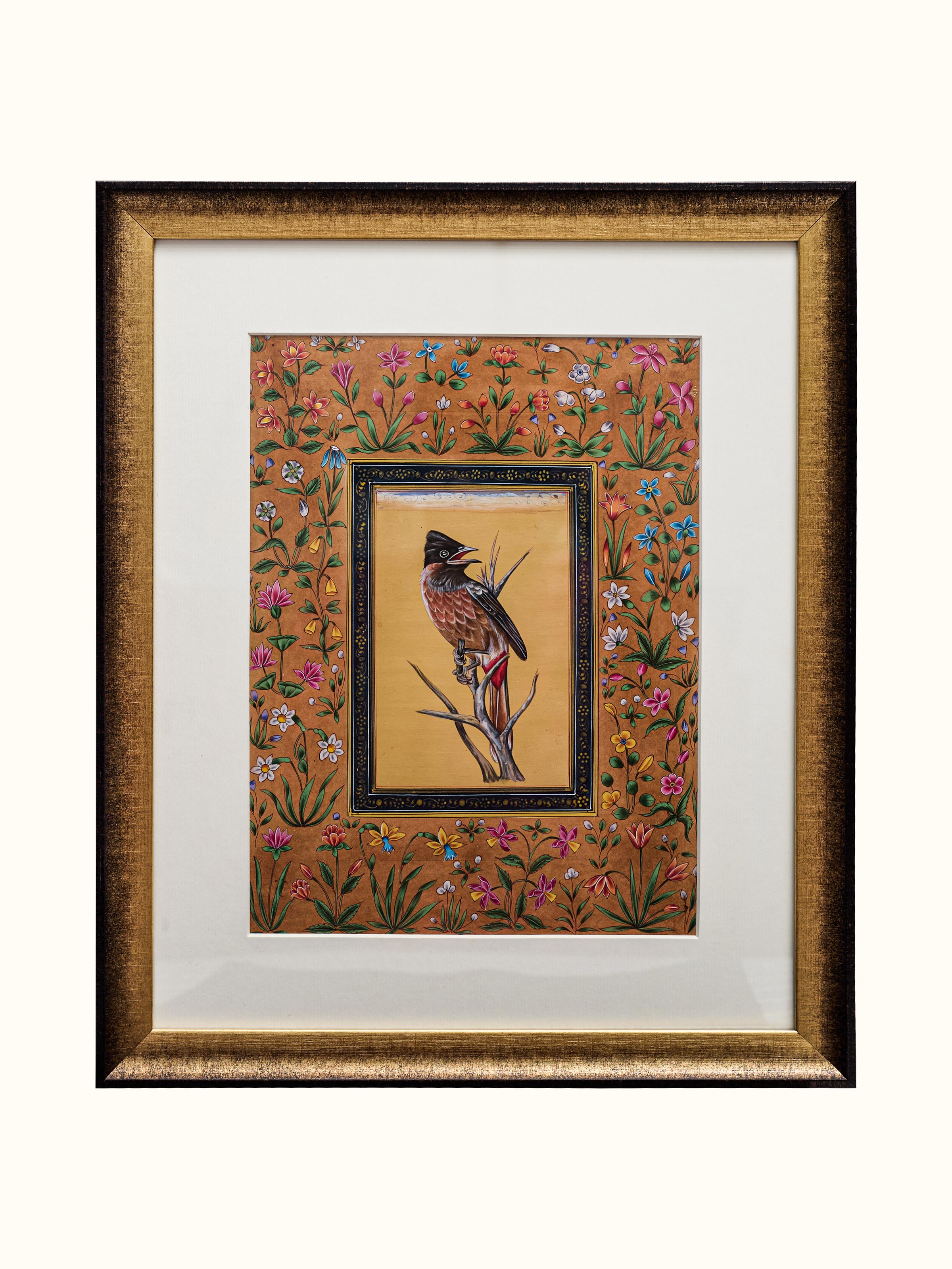 Bulbul Miniature Painting