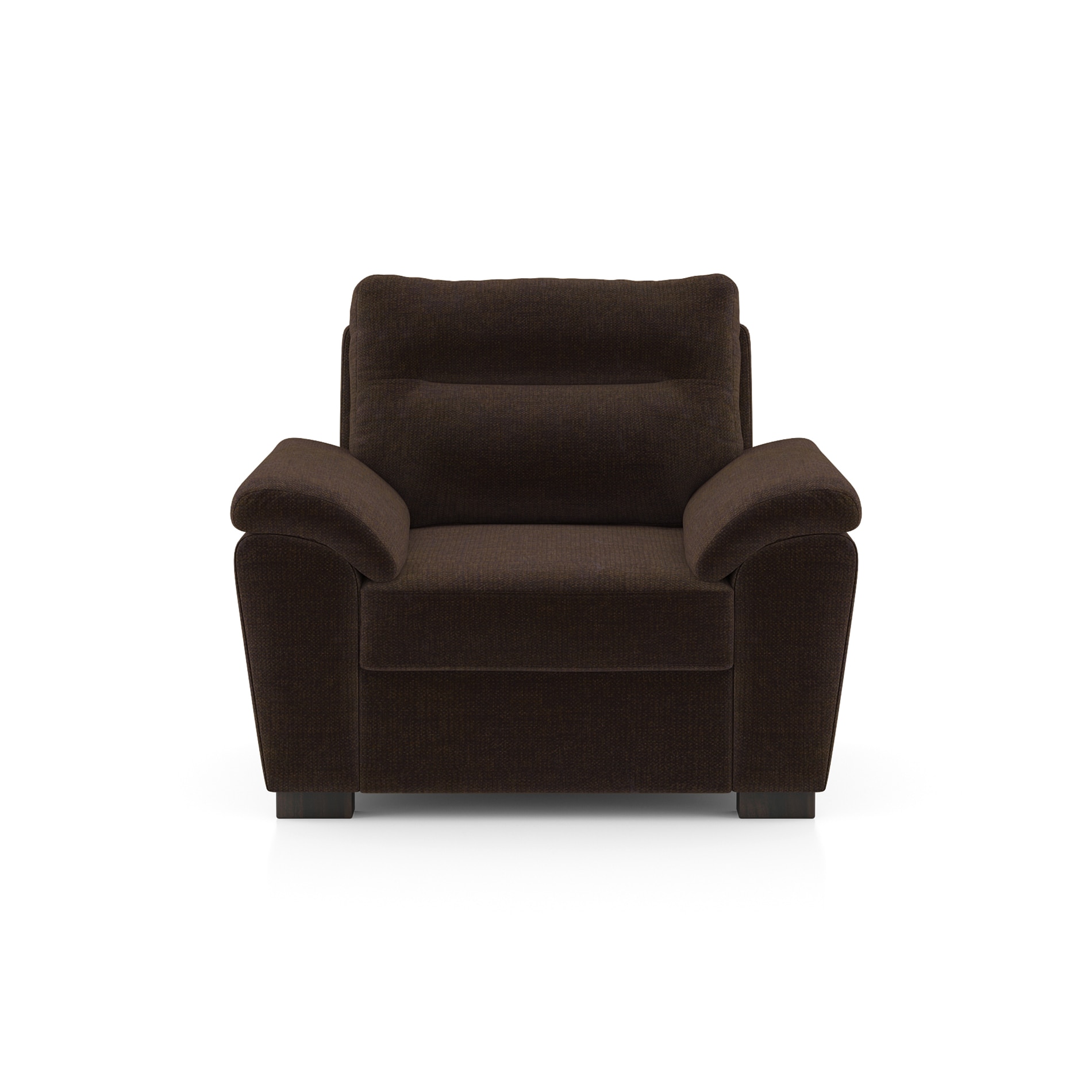 Adelaide Sofa Set (Colour : Dark Earth Brown , Seater : 3+1+1)