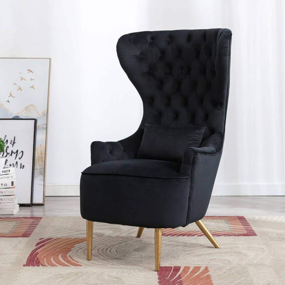 Jayeh High Back Chair in Black Colour