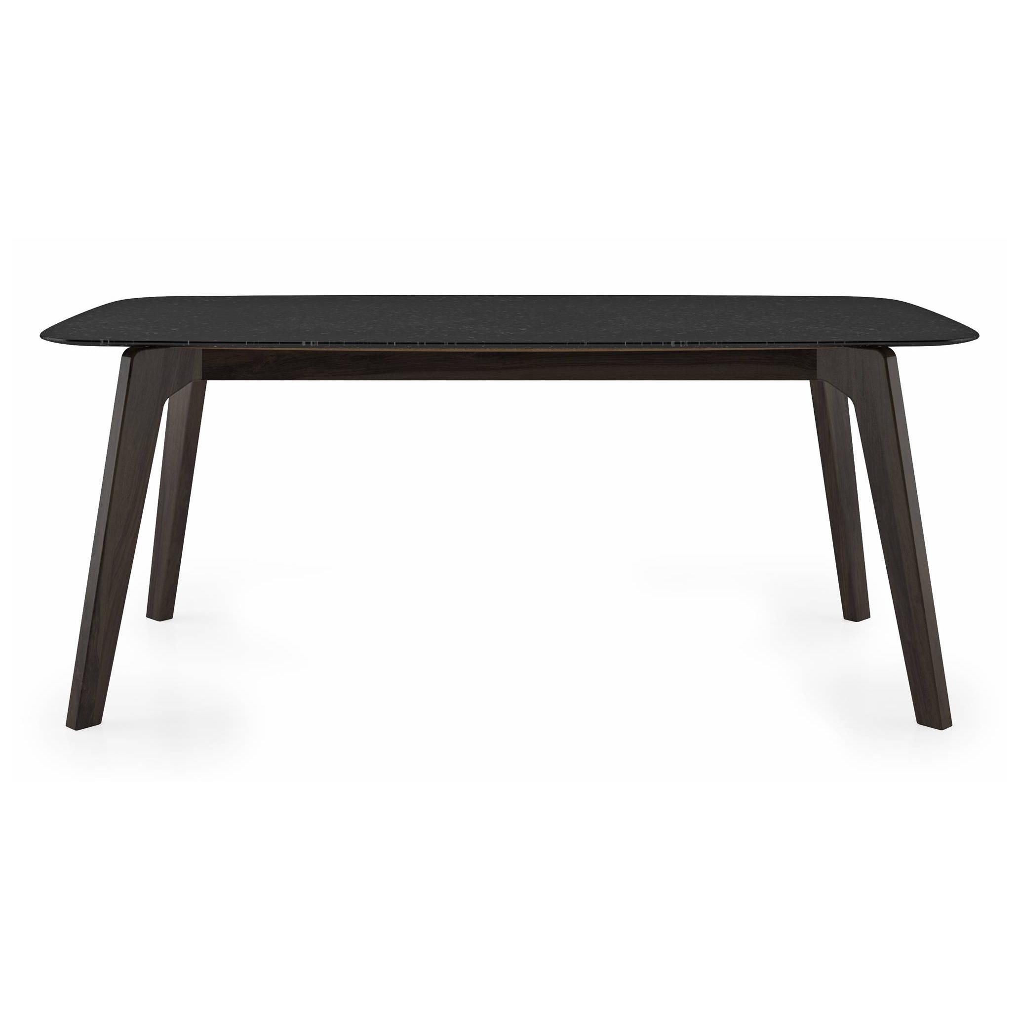 Galaxy 6 Seater Dining Table In American Walnut Finish