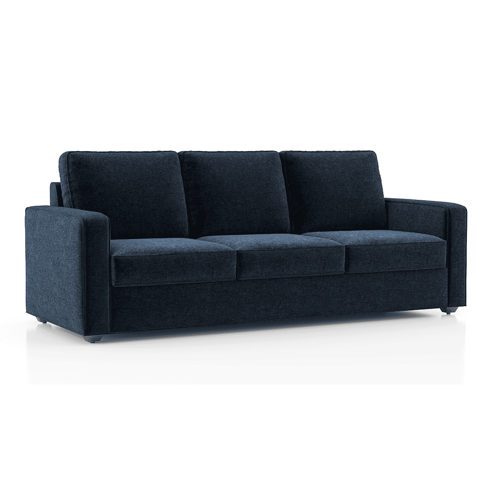 Apollo Sofa Set (Colour : Cobalt, Cushion : Soft, Back Type : Regular, Seater : 3+2+1)