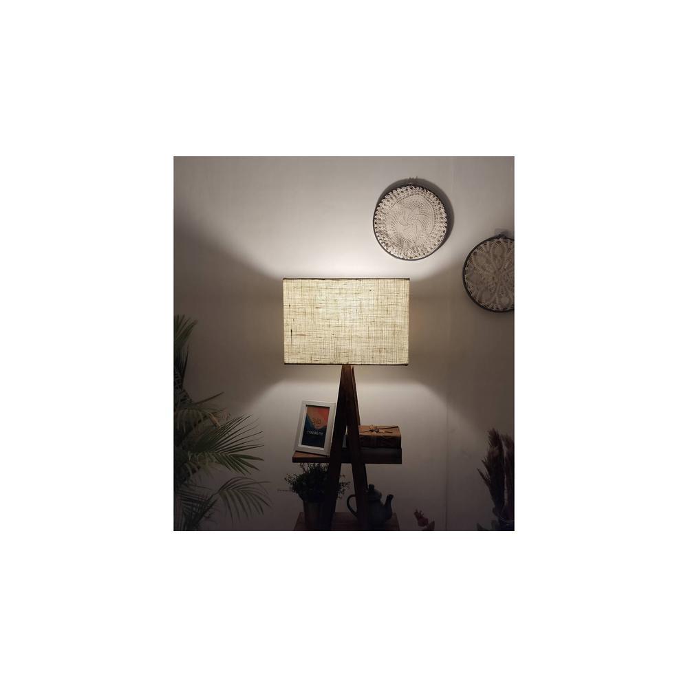 Louise Beige Jute Floor Lamp with Beige Jute Base