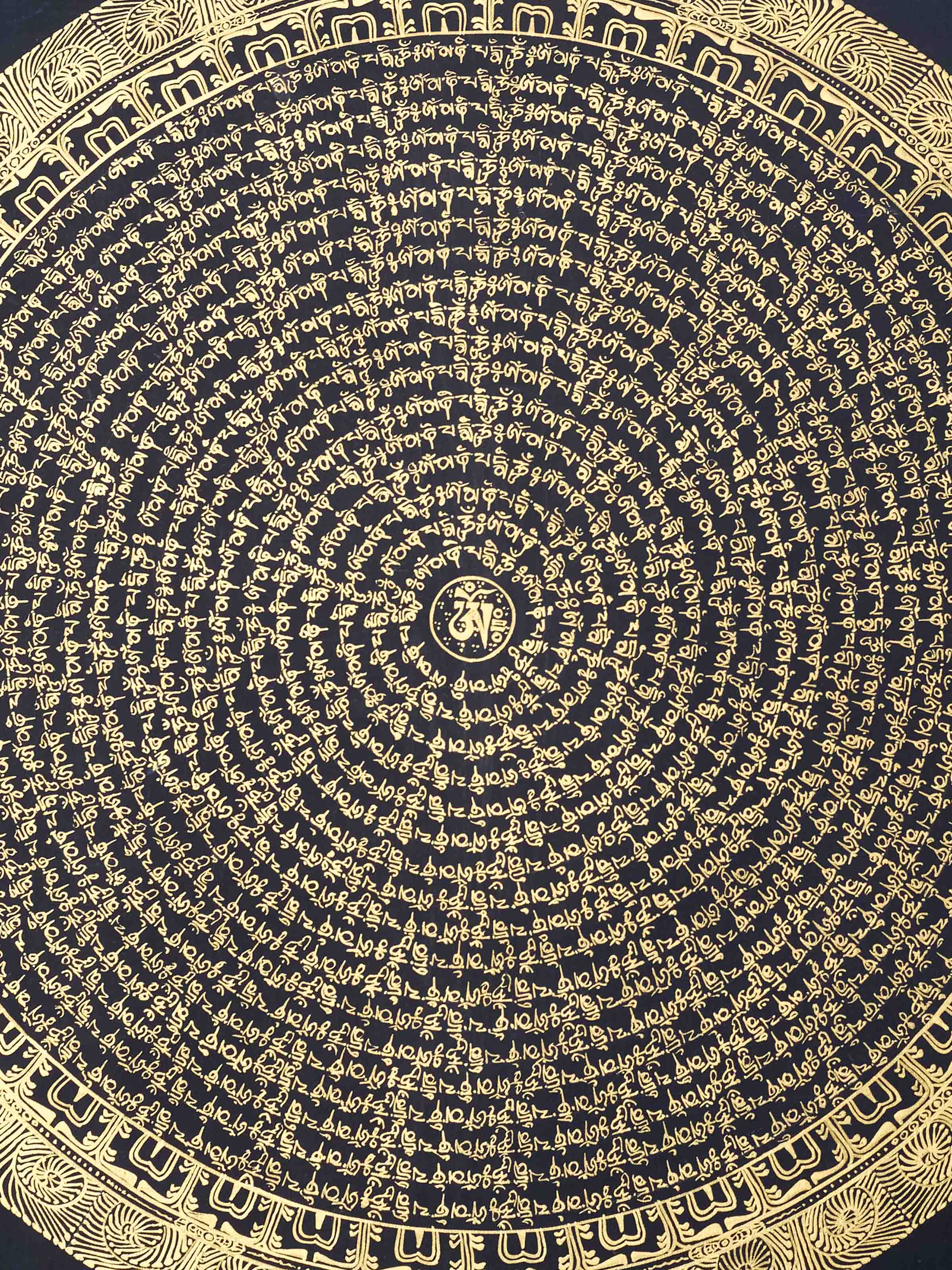 Mantra Thangka Painting