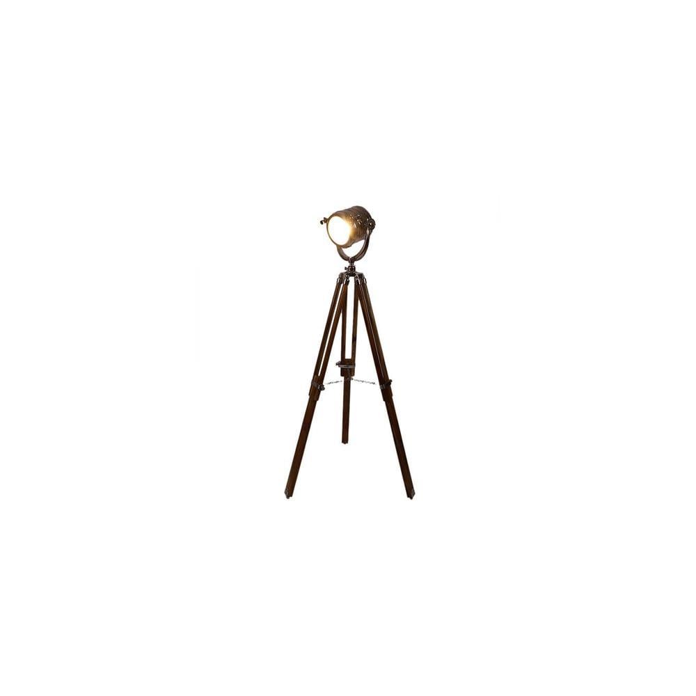 Isaac Nickle Metal Shade Floor Lamp