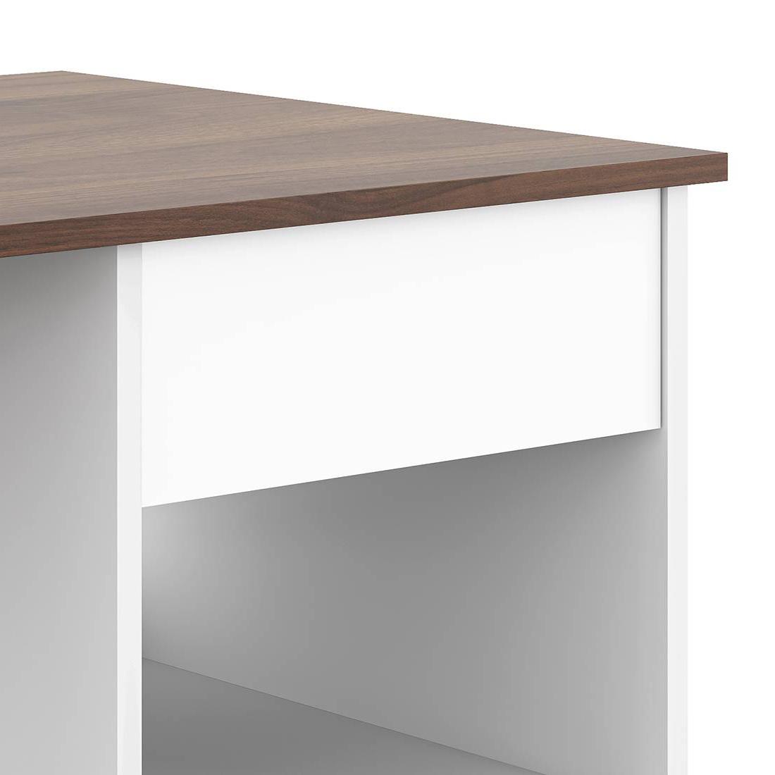 Tylor Engineered Wood Study Table in Classic Walnut Finish