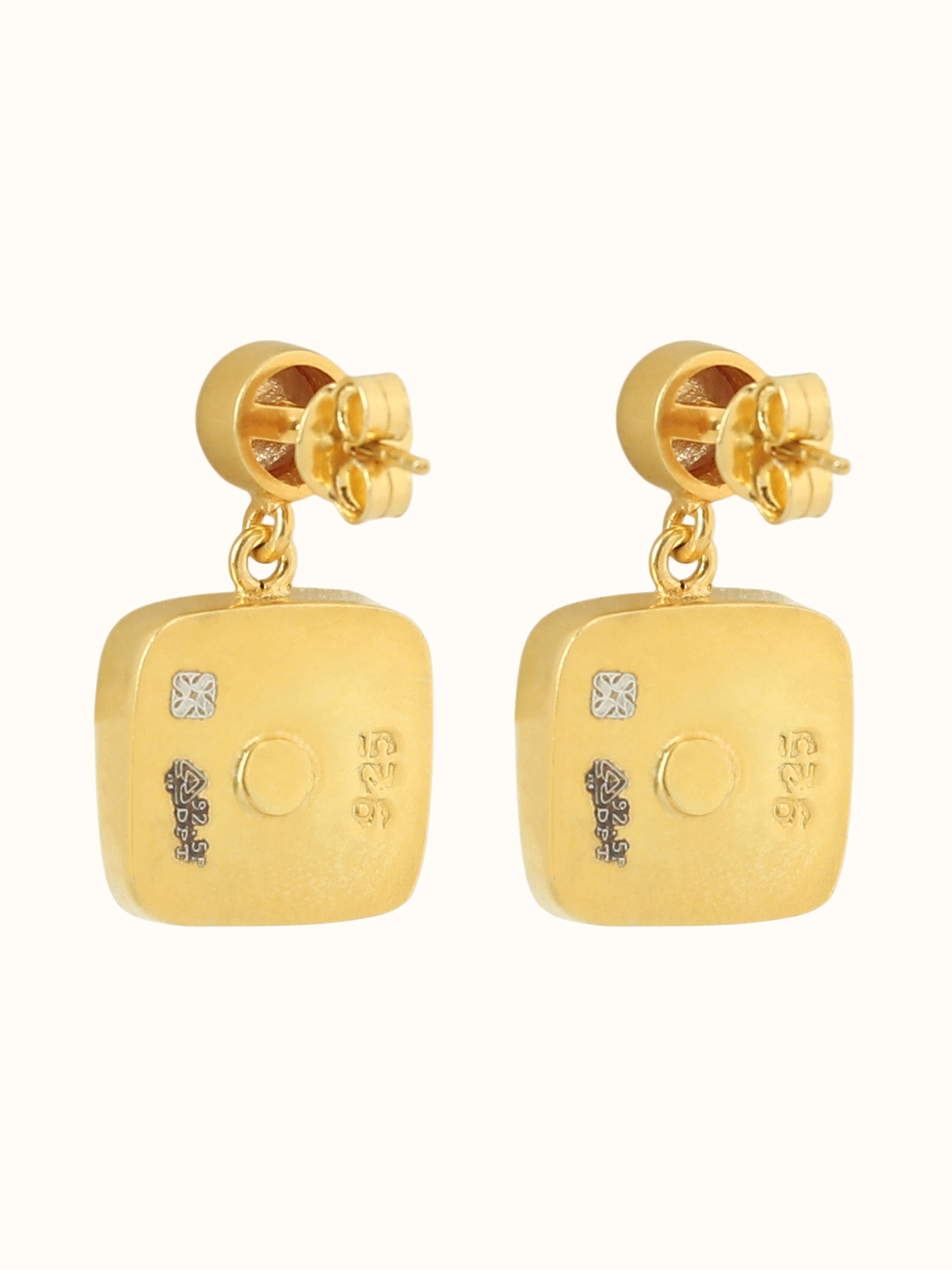 Thewa Silver Drop Earrings