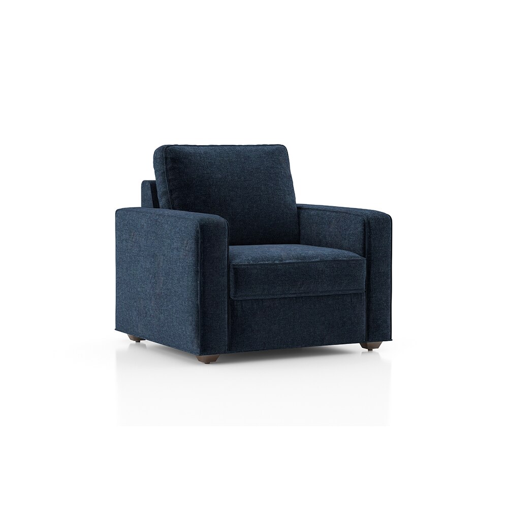 Apollo Compact Sofa Set (Colour : Cobalt, Cushion : Soft, Back Type : Regular, Seater : 2+1+1)