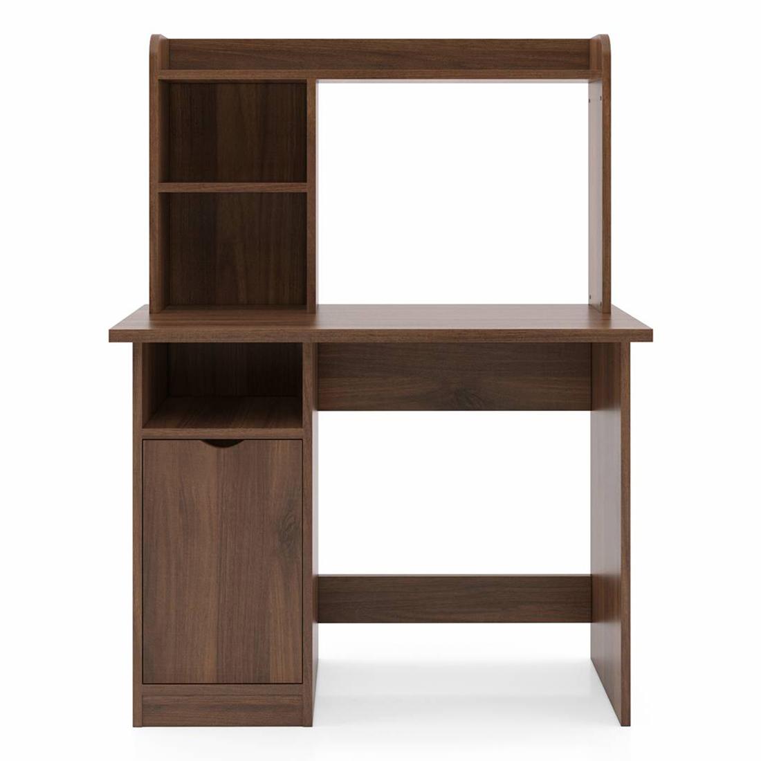Bond Engineered Wood Study Table in Classic Walnut Finish