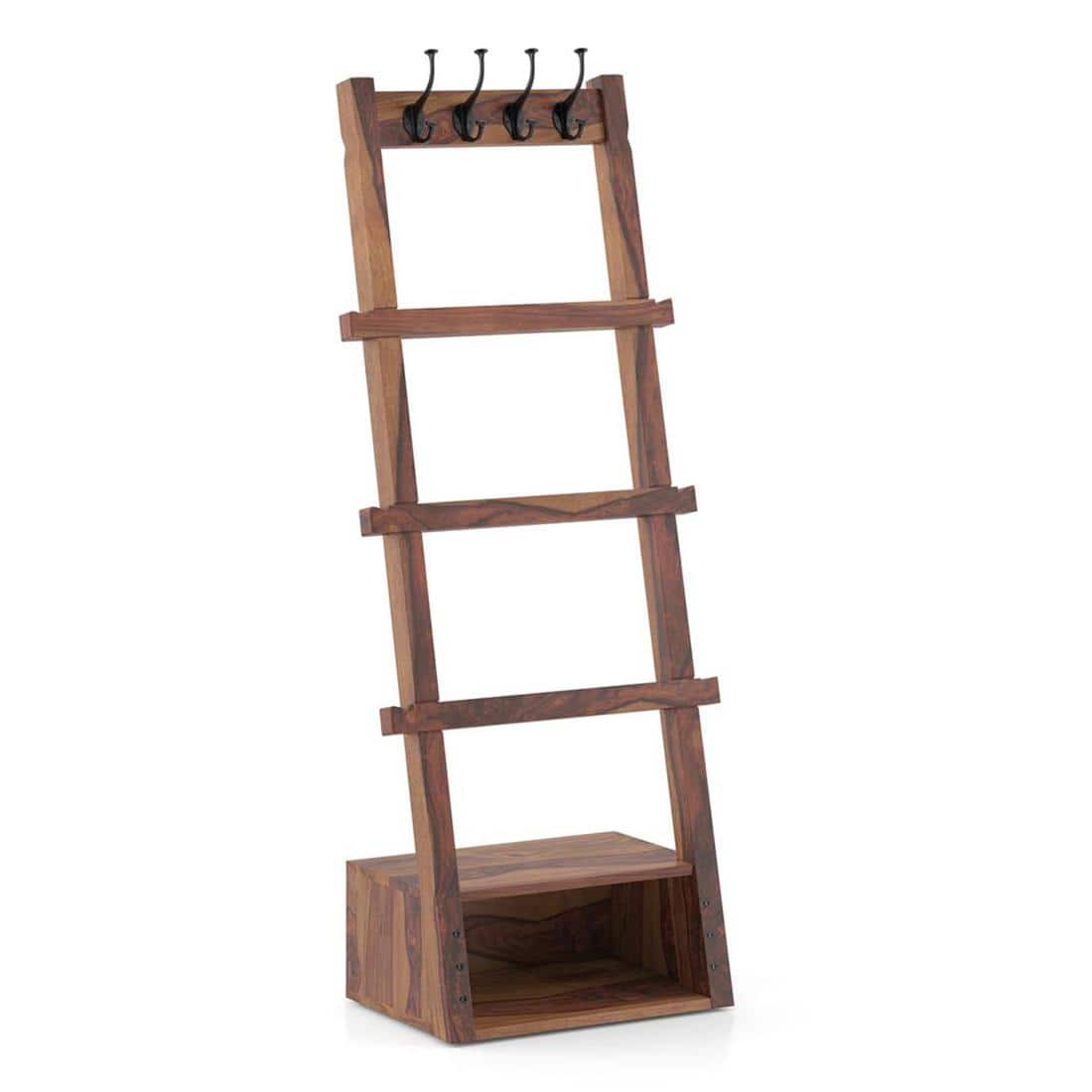 Alfred Coat Rack in Teak Finish