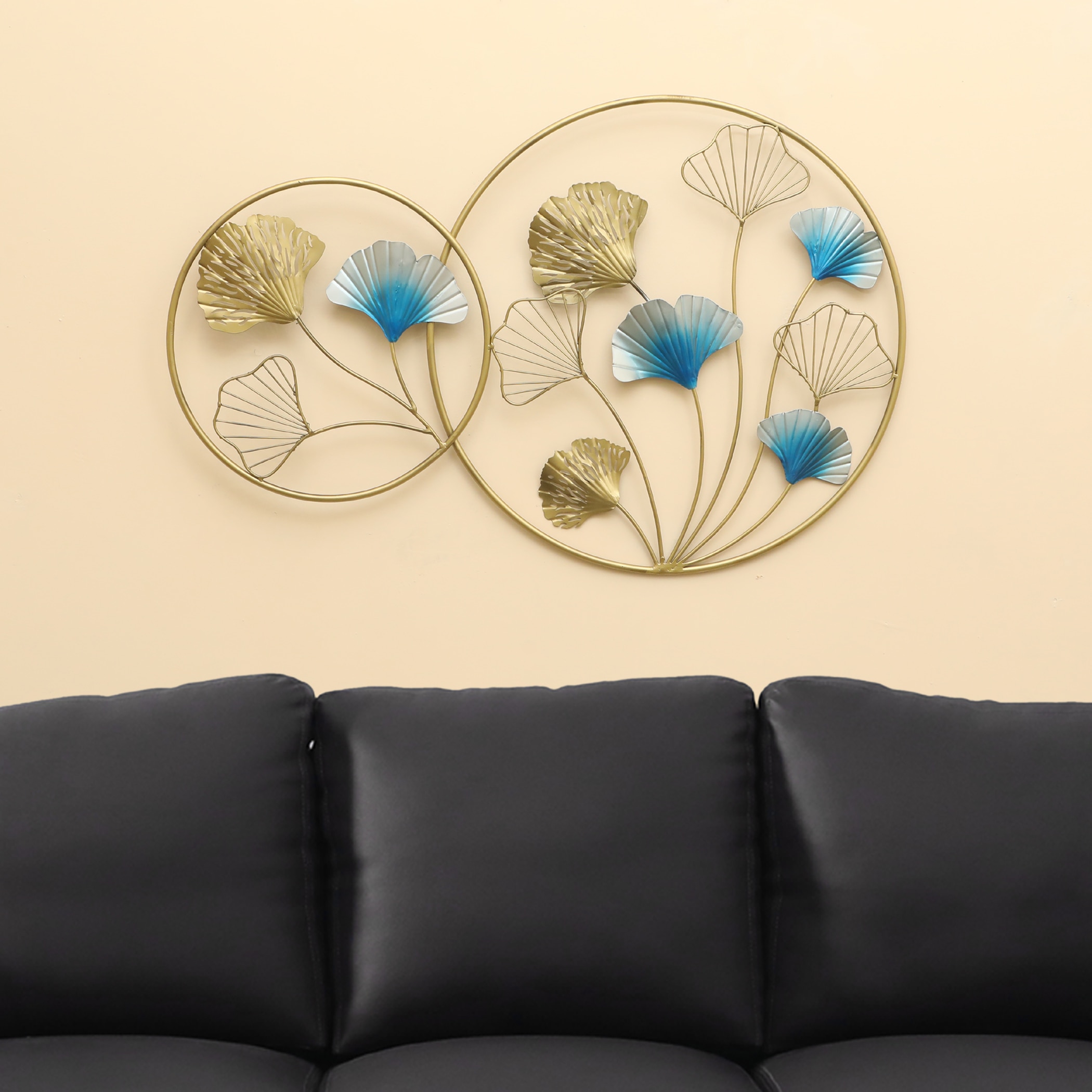 W-Forrest Abstract Metal Wall Decor in Multicolor Set of 1 - Vedas Exports