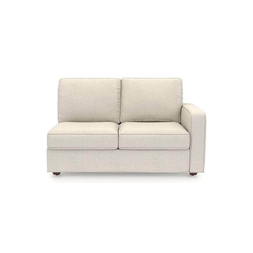 Apollo Fabric Sectional Sofa (Colour : Pearl, Cushion : Hard, Back Type : Regular, Seating Capacity : Left Aligned 2 Seater + Left Aligned Chaise)