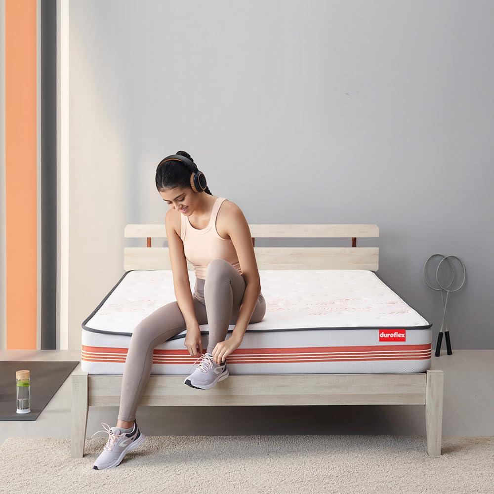 Boltt 3 Zoned NRG Layer Medium Firm Bonnell Spring Mattress with Extra Air Circulation and Coolness