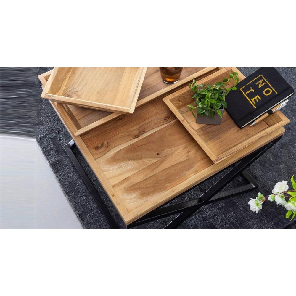 Freeman Solid Wood Side Table