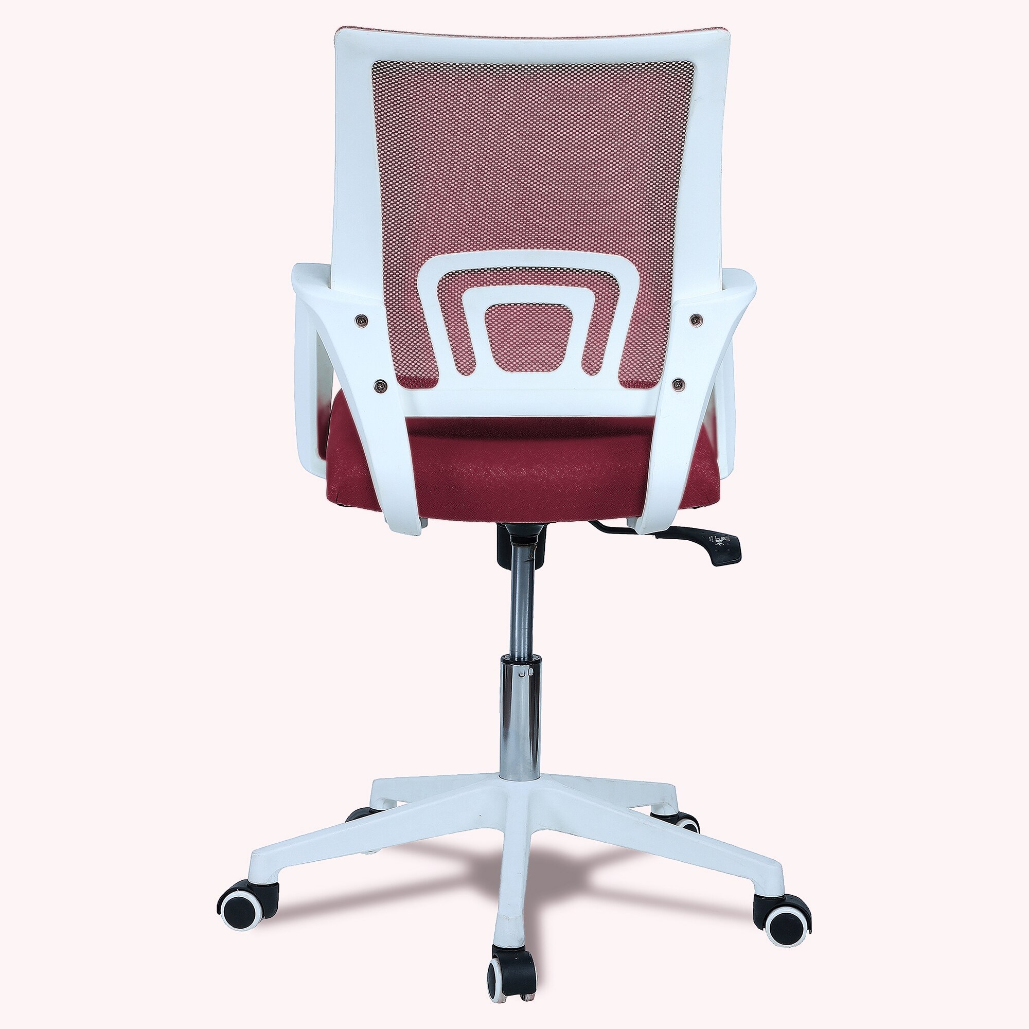 Naamikoa Mid Back Ergonomic Chair in Maroon Colour