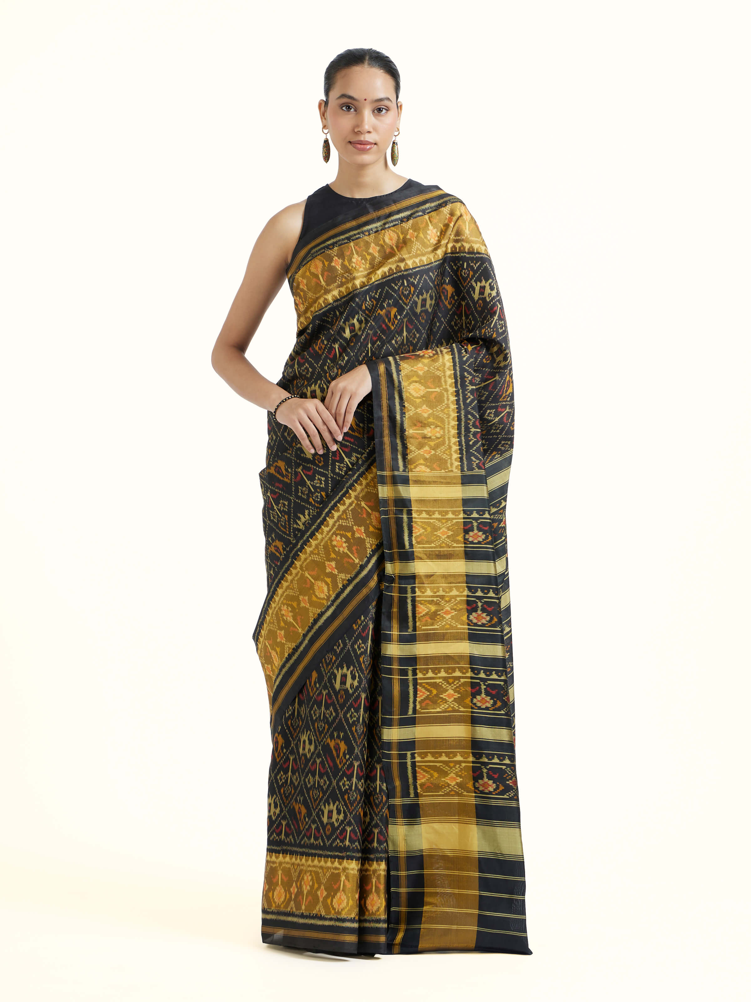 Rajkot Patola Ikat Saree