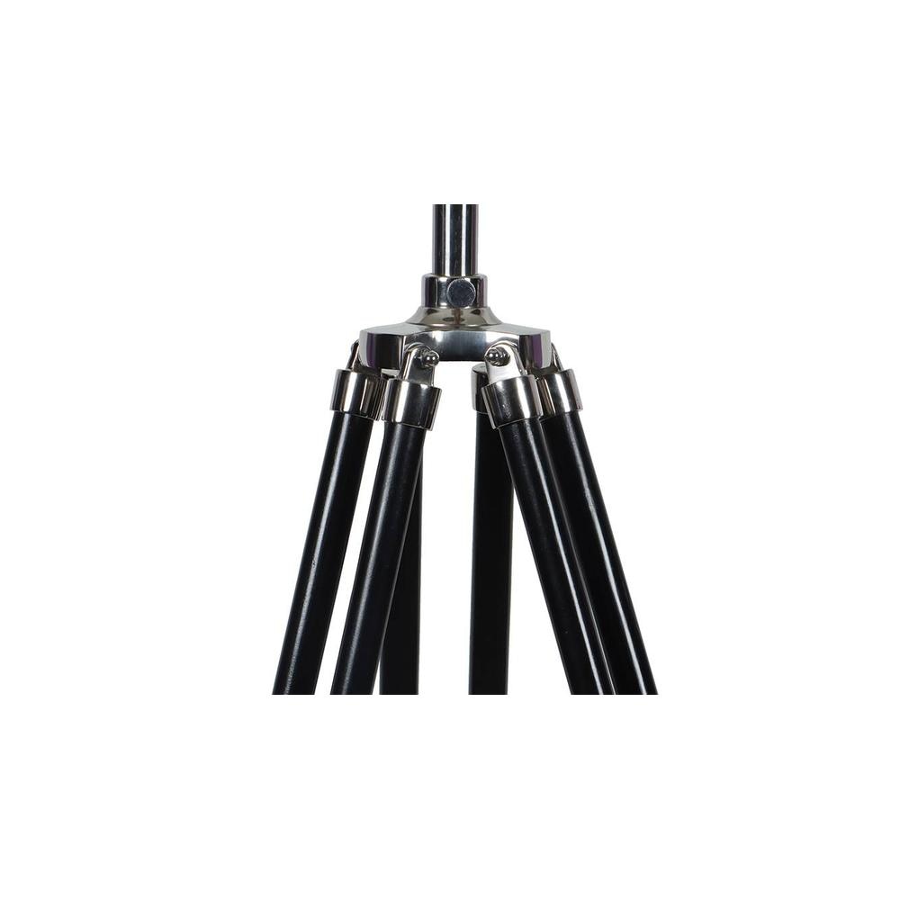 Vinnie Off White Cotton & Silk Mix Shade Floor Lamp