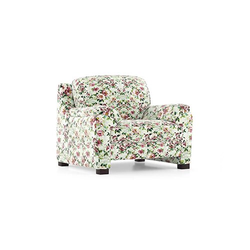 Farina Luxe 1 Seater Fabric Sofa in Clara Velvet Colour