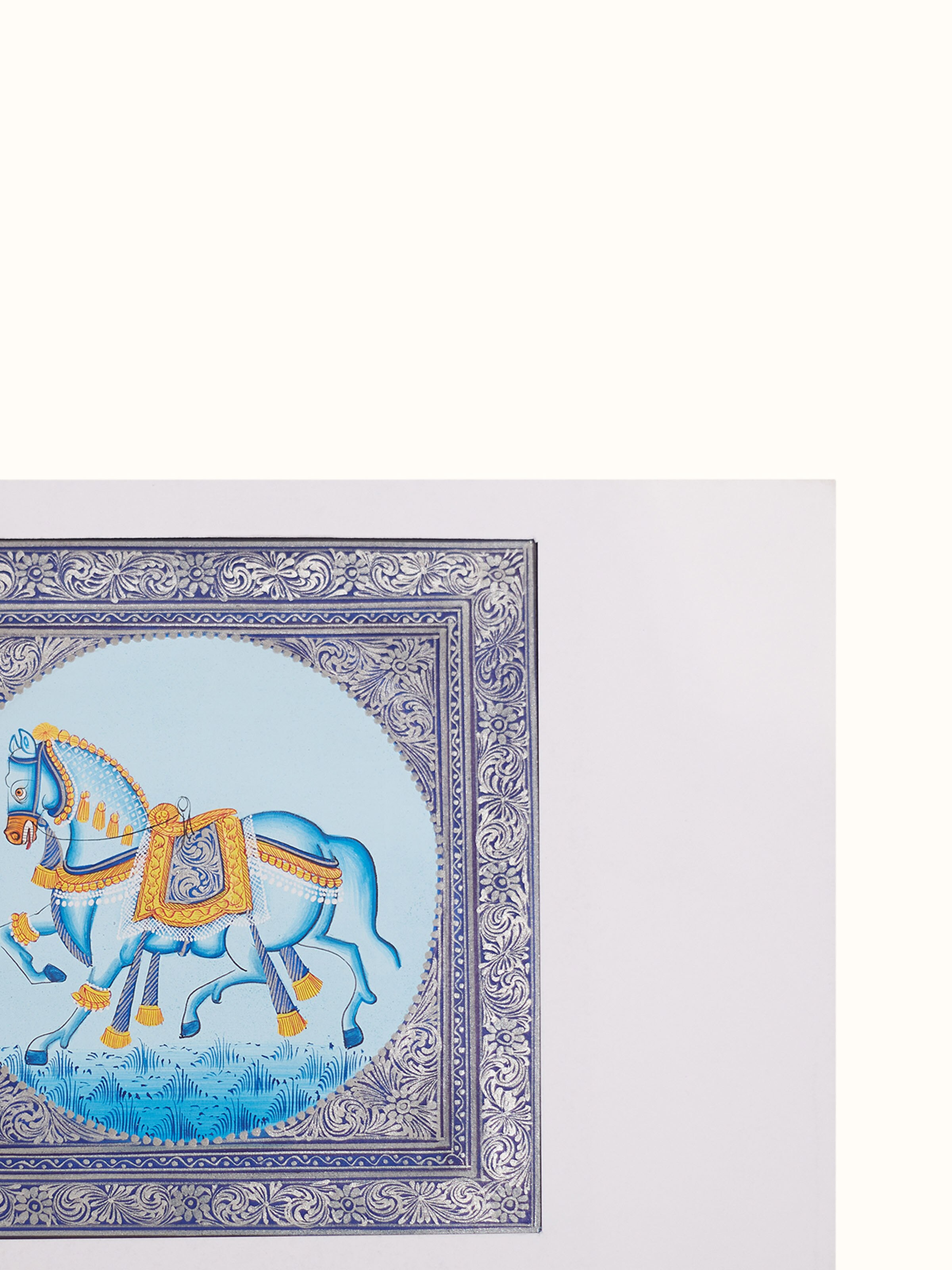 Single Horse Miniature Painting