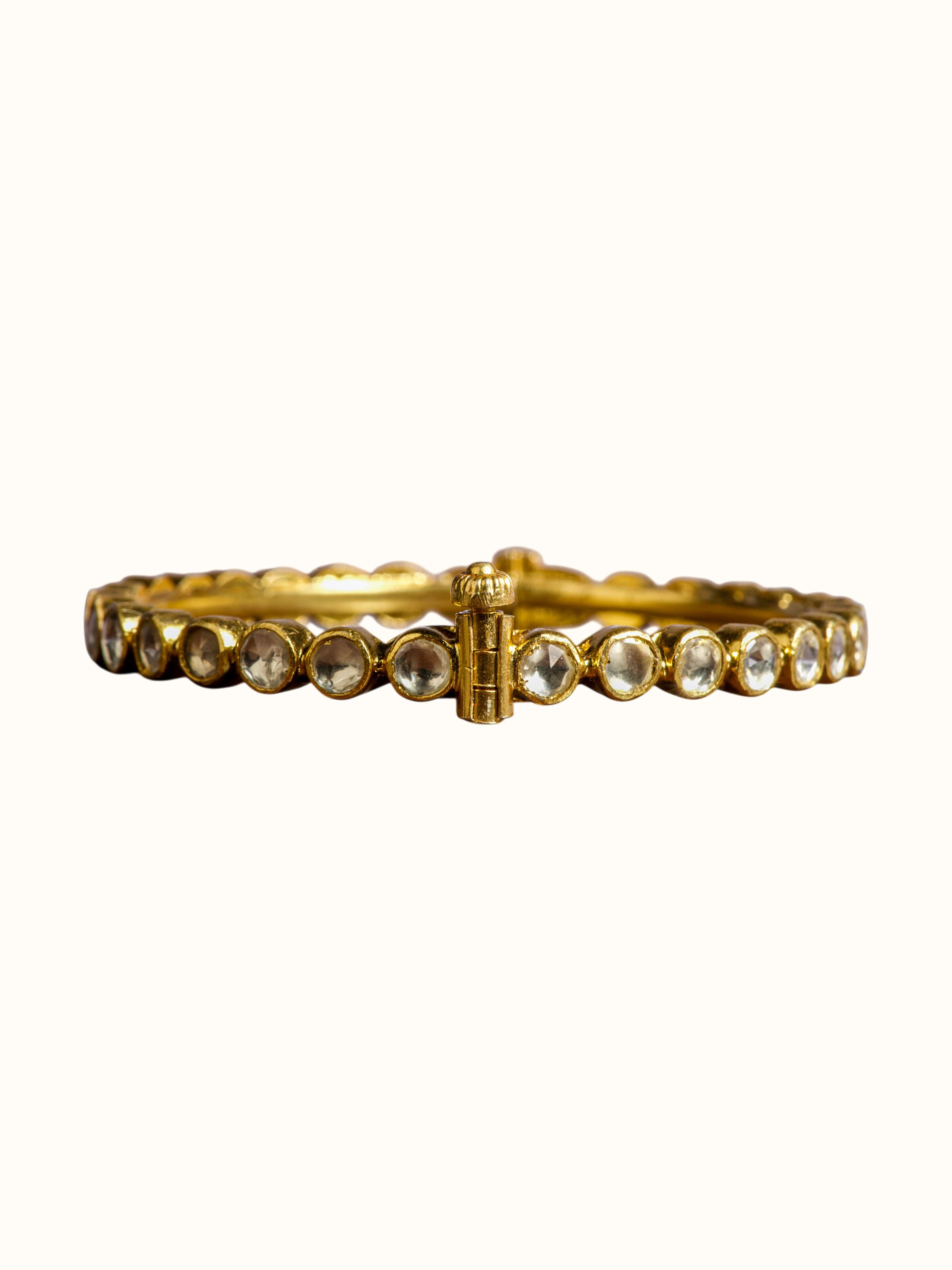 Silver Smithing Gold Plated Bangle