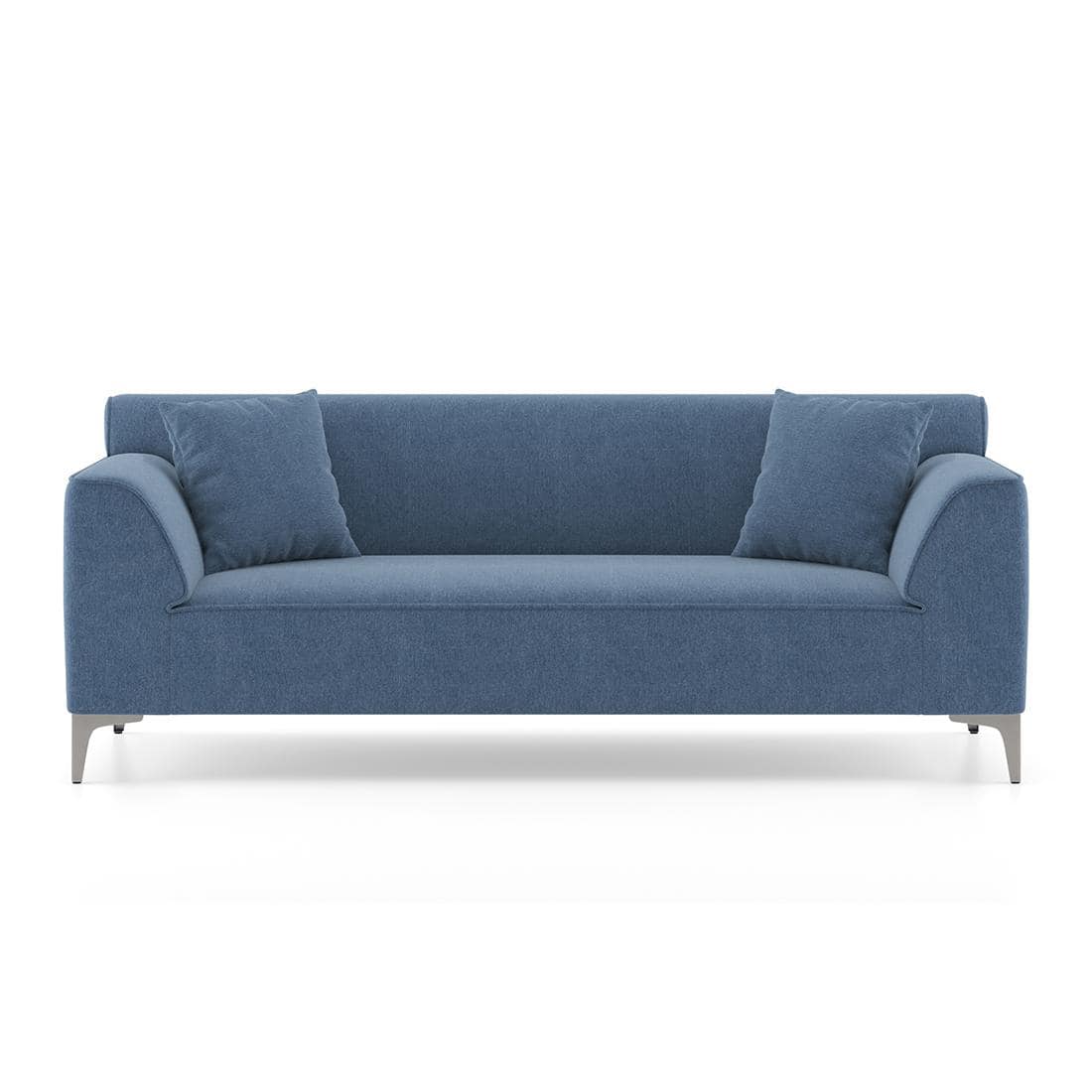 Wynn 3 Seater Fabric Sofa in Baltic Blue Colour