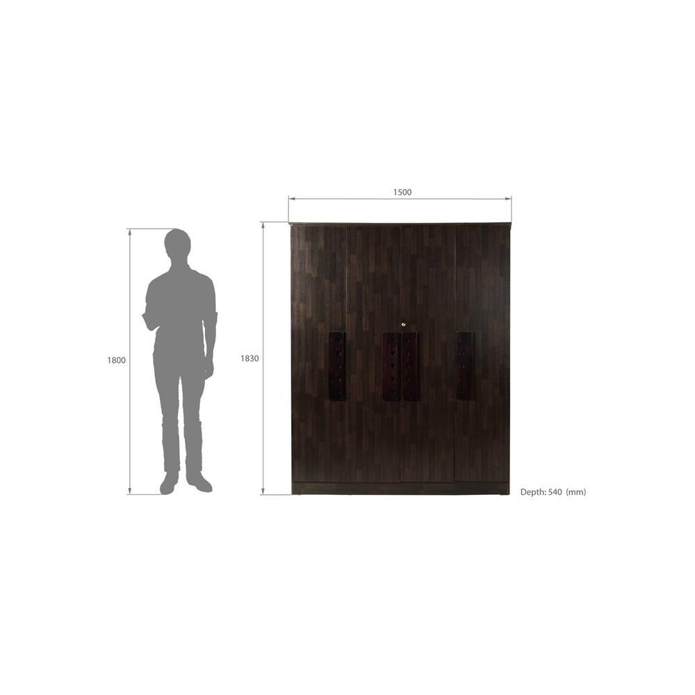 Daphne 4 door Wardrobe