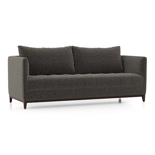 Florence Premium 3 Seater Fabric Sofa in Smoke Colour
