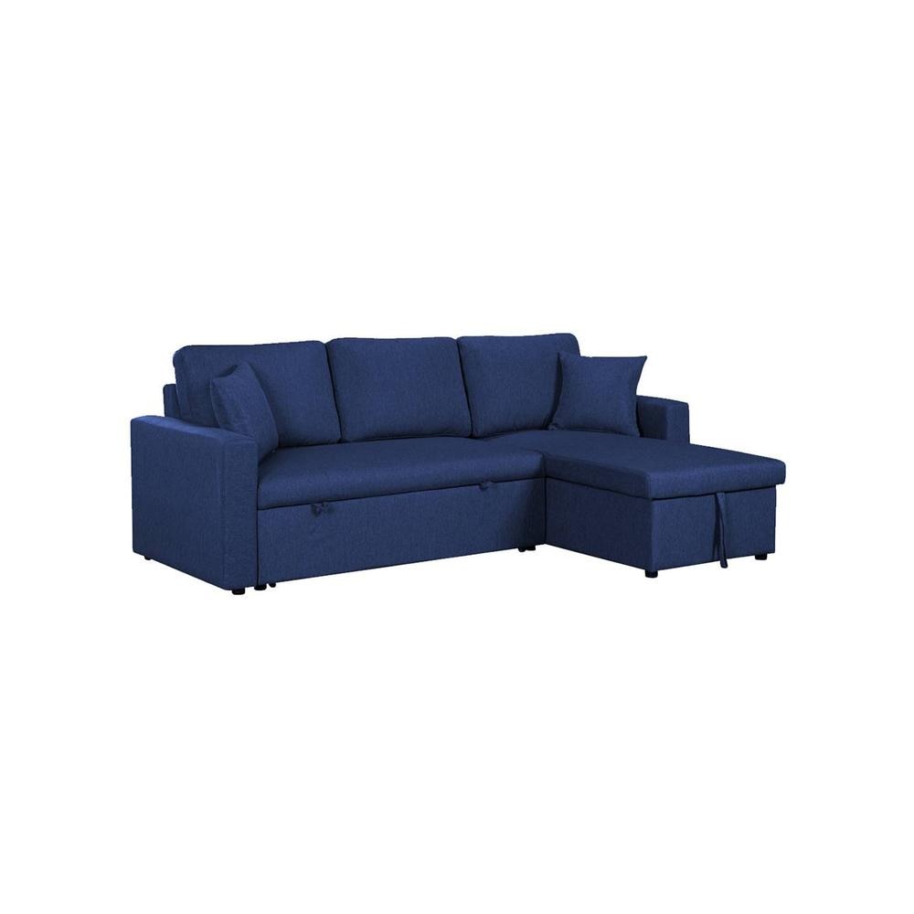 Doozy 3 Sofa cum Bed with Storage in Navy Blue Colour