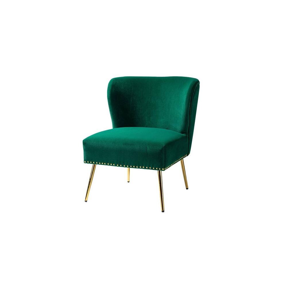Rabel Accent Chair in Green Colour
