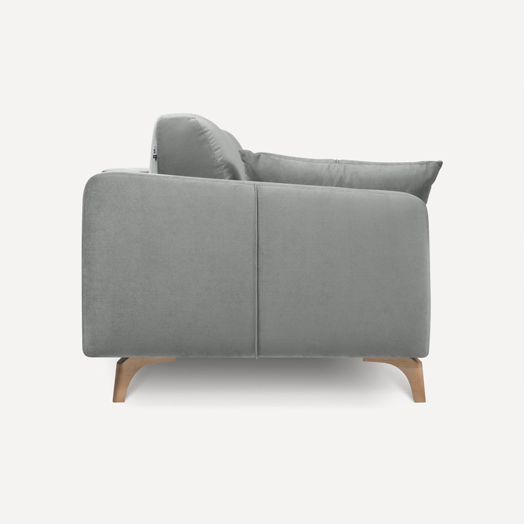 Roma Fabric Sofa (Grey)
