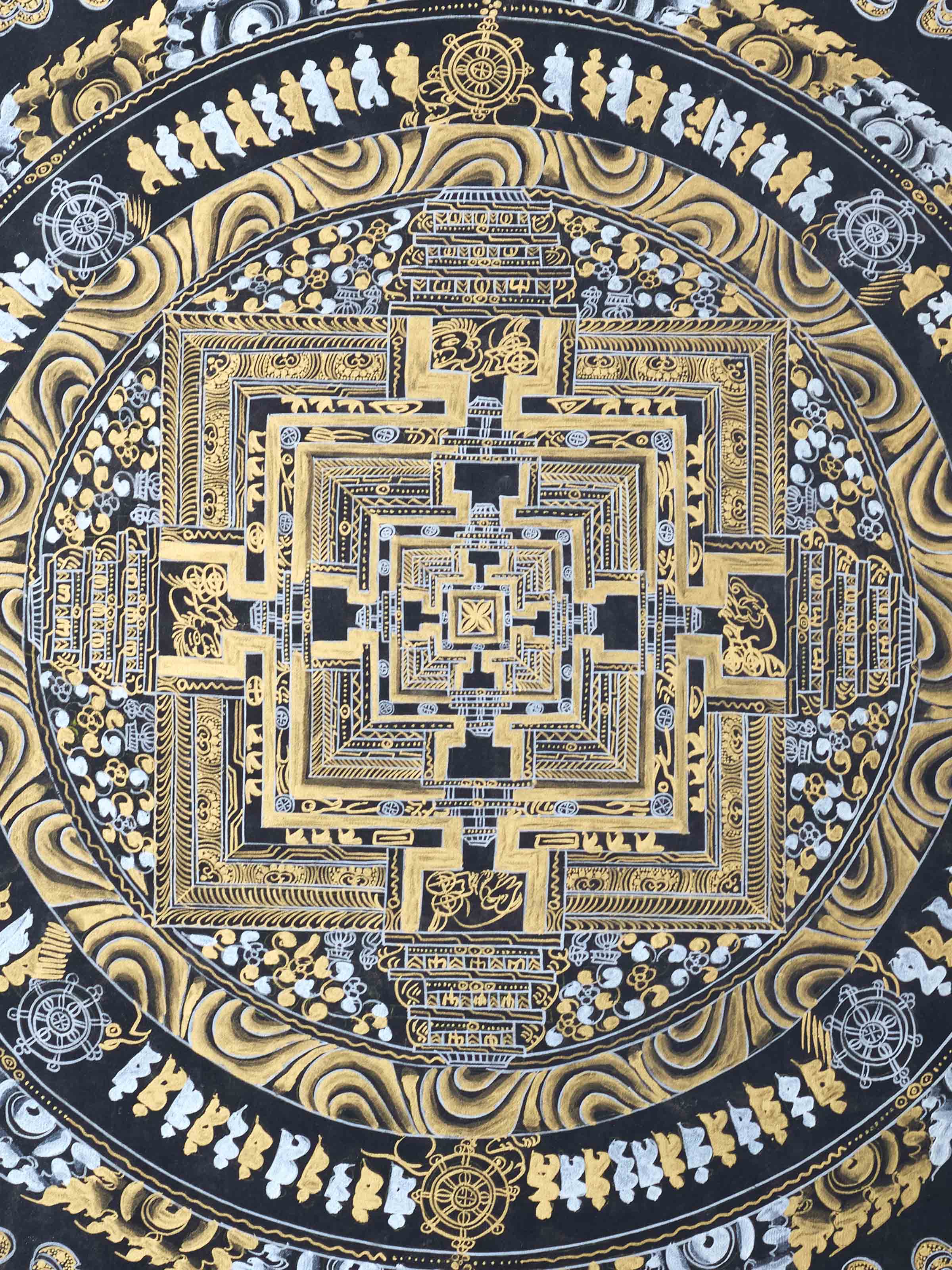 Kalachakra Mandala Thangka Painting