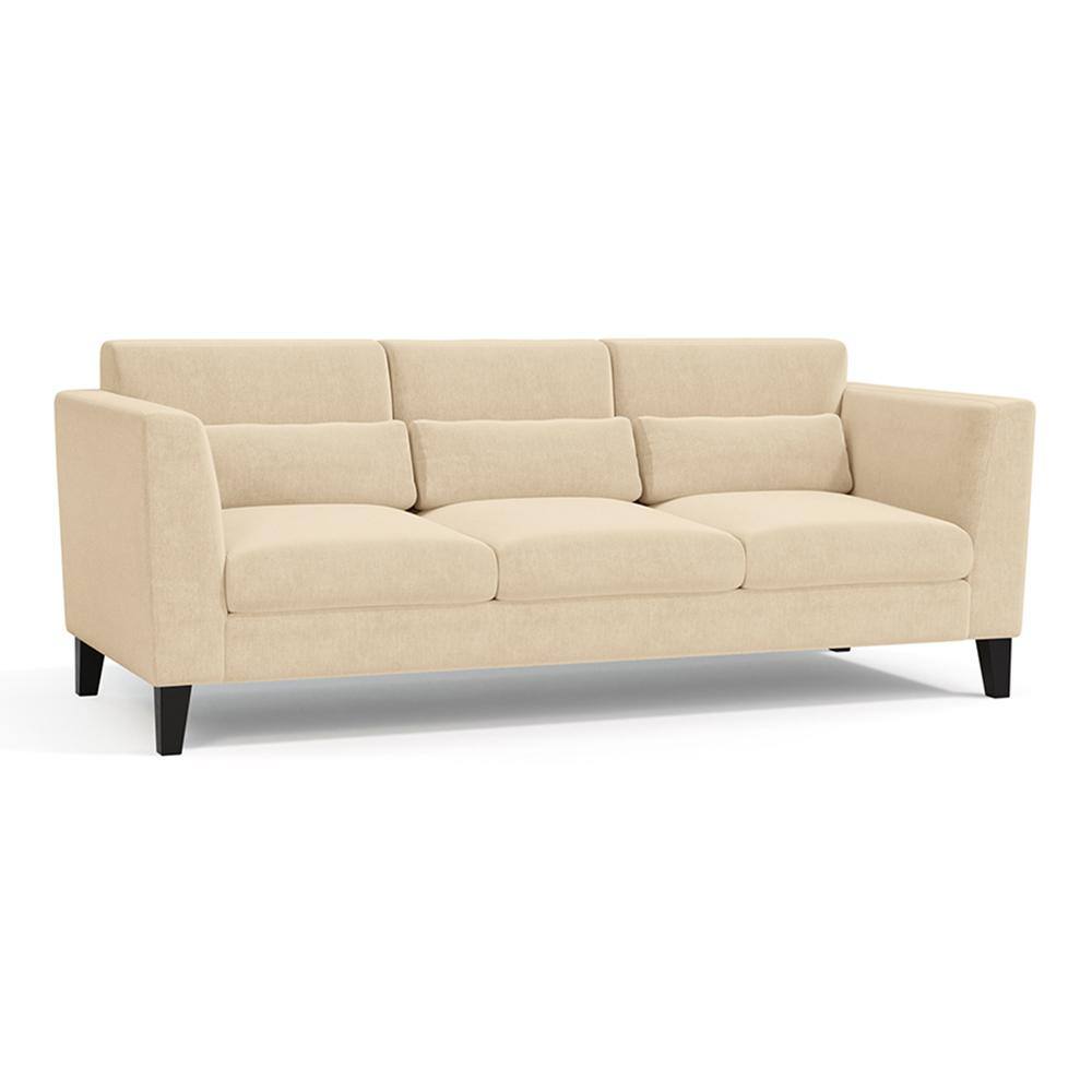 Lewis Sofa Set (Colour : Birch Beige, Cushion : Hard, Seater : 3+2+1)