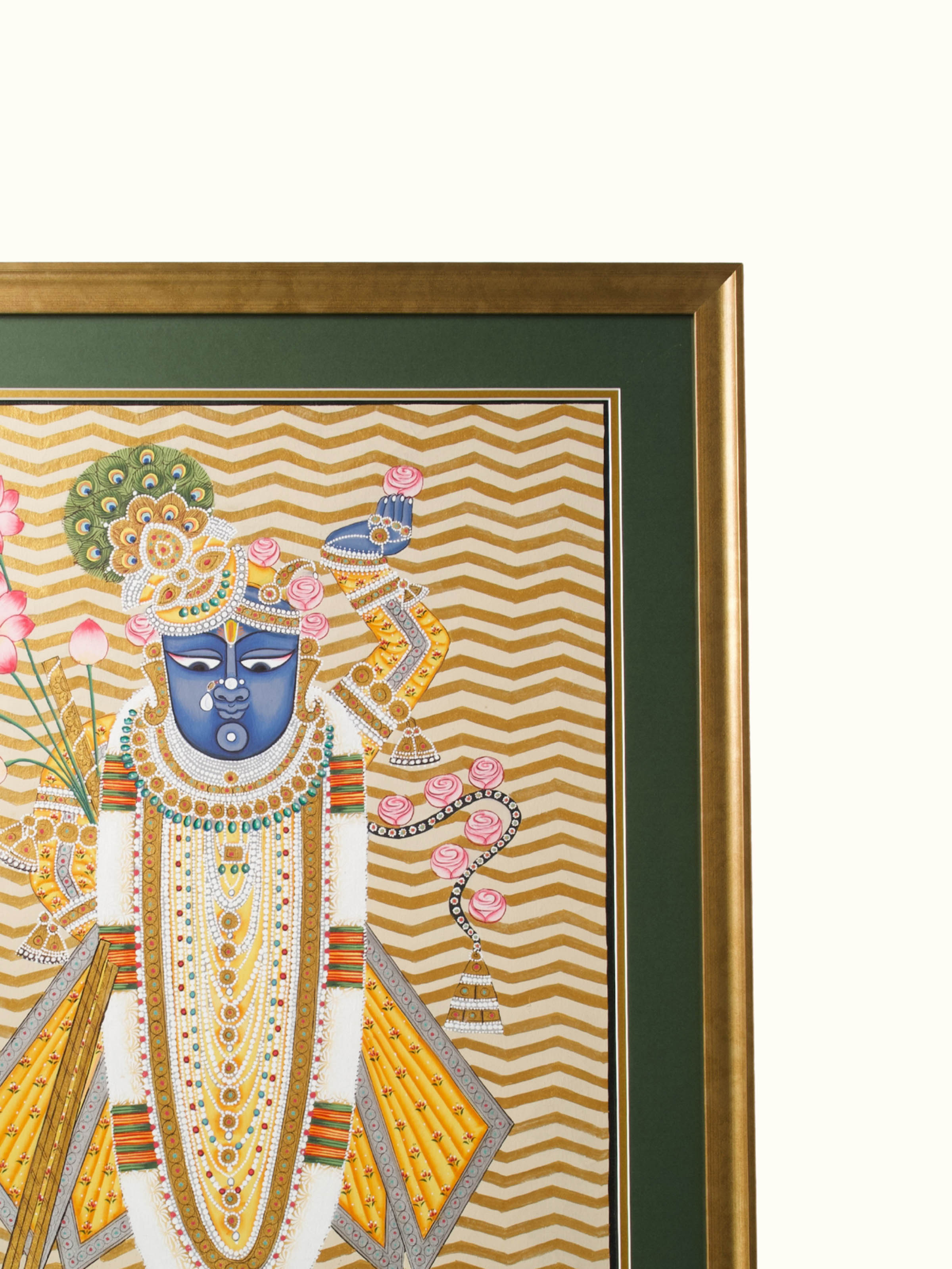 Shrinathji Swaroop Geometric Pichwai Painting