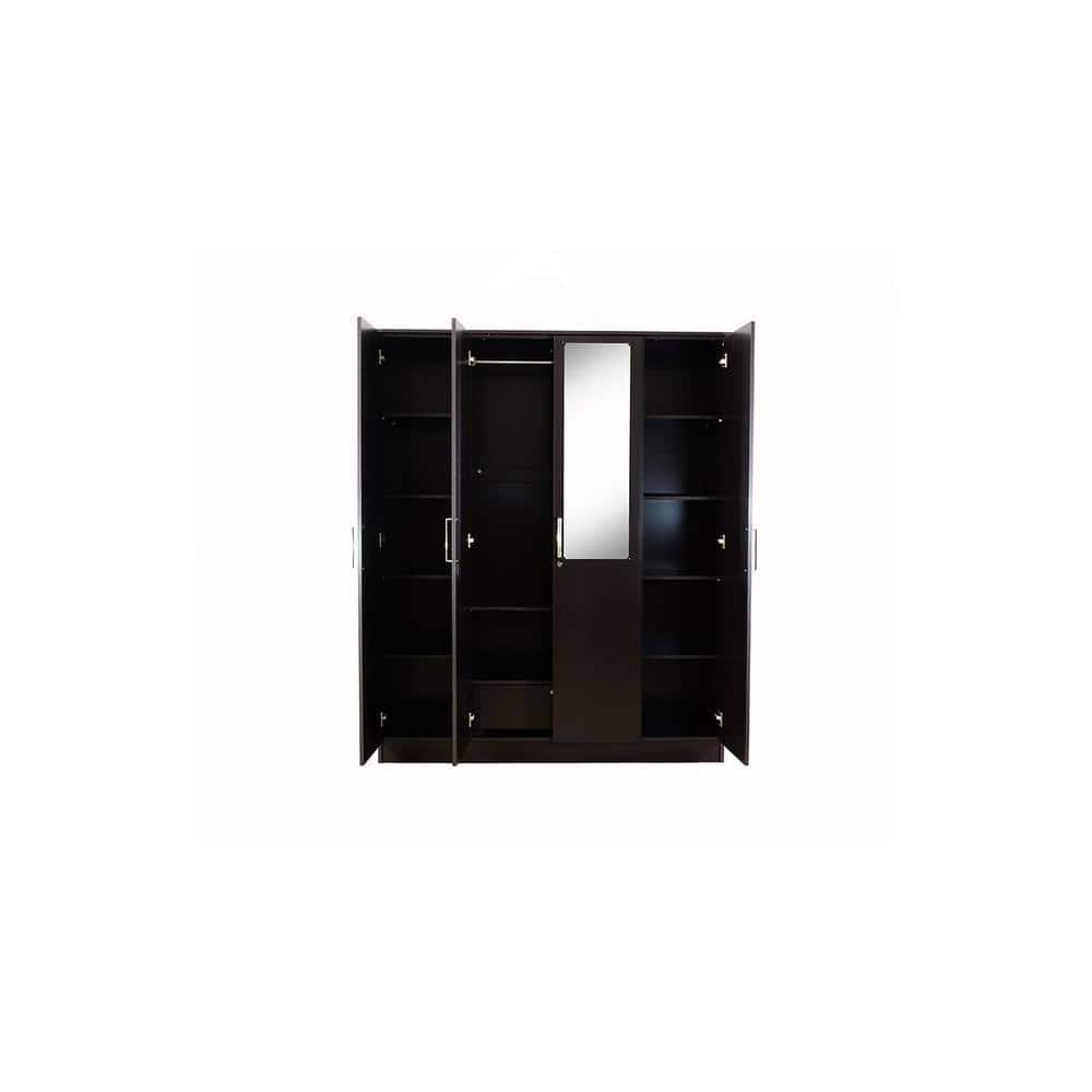 Maisie 4 door Wardrobe with Mirror