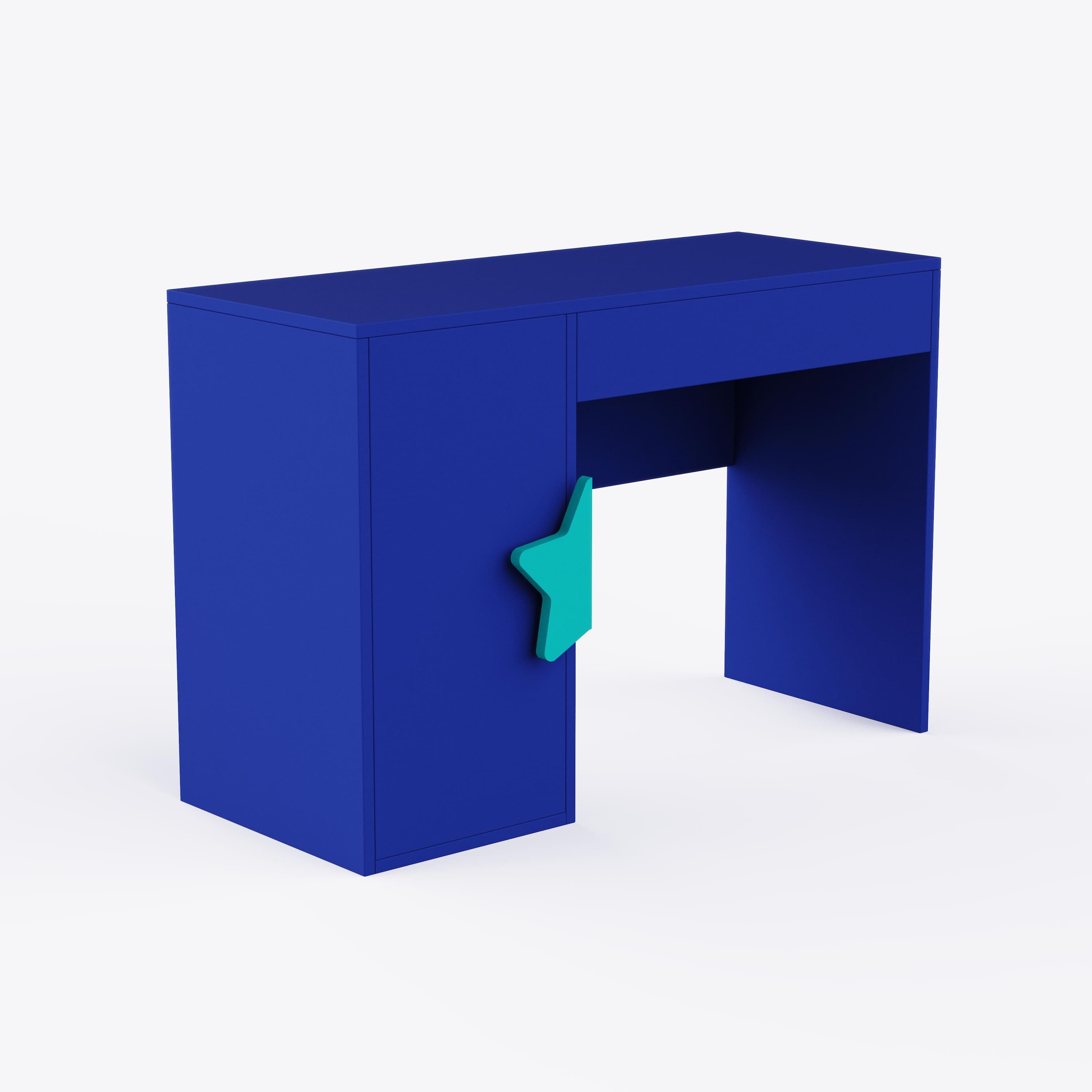 Curious Koala Study Table In Electric Blue Colour