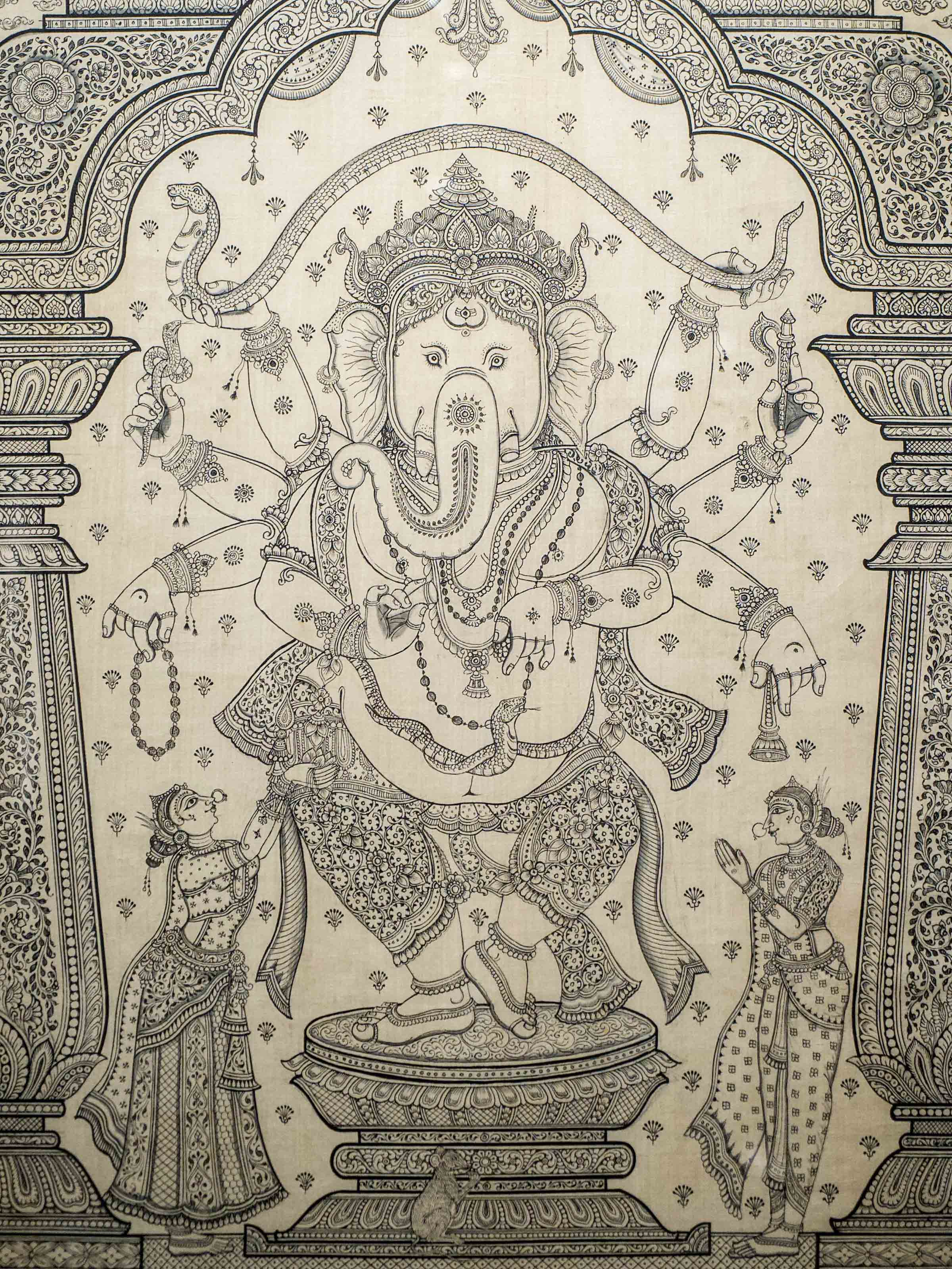 Ganesha Pattachitra Painting