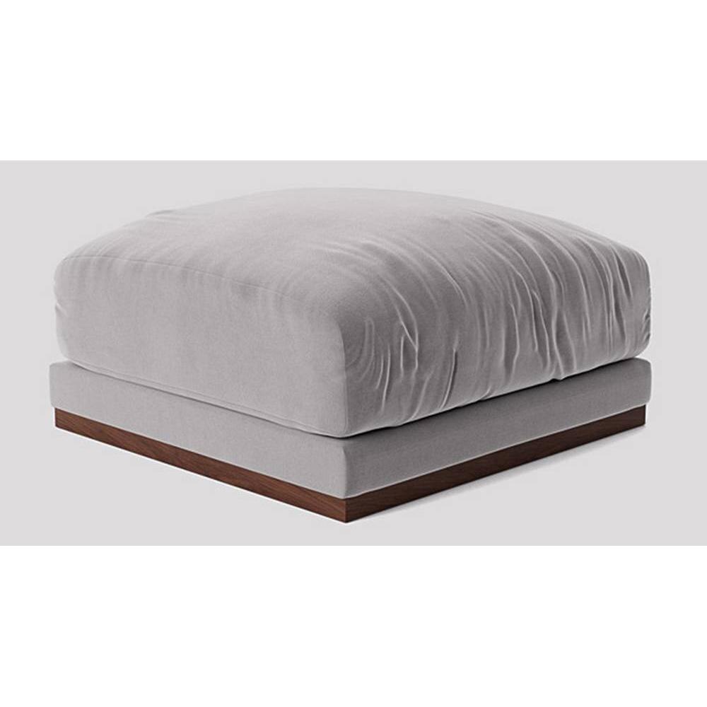 Denvar Ottoman Color in Grey