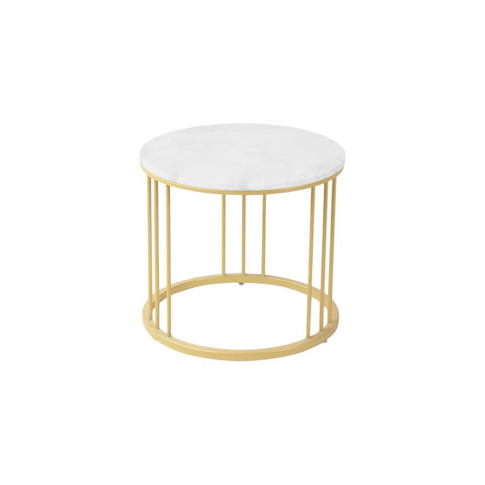 Fabriano Nesting Coffee Table In Gold Finish