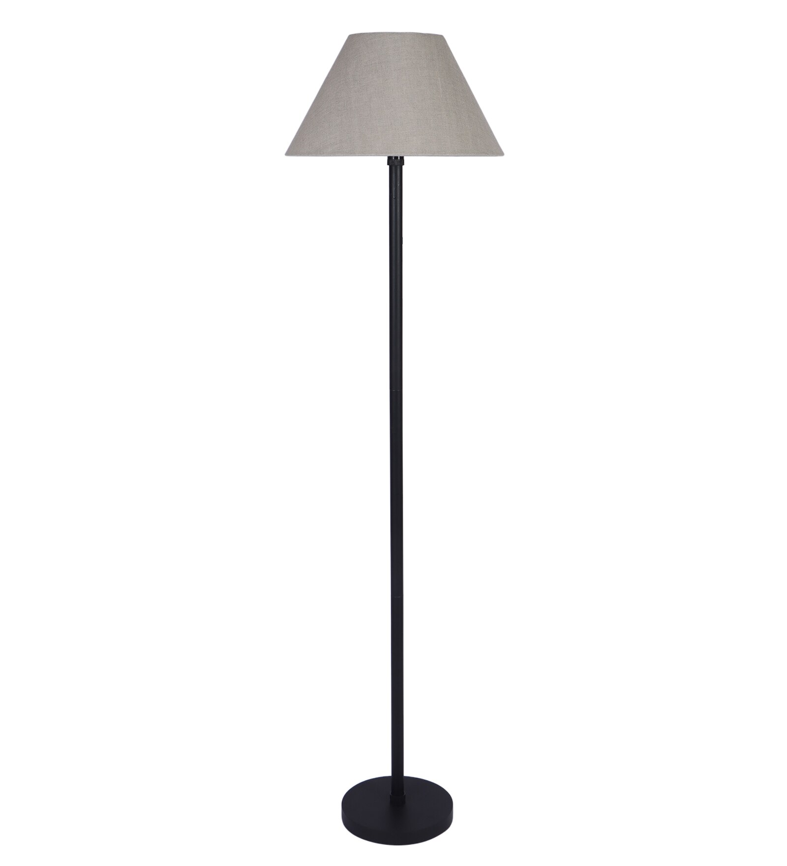 47" Jute Floor Lamp in Beige Shade
