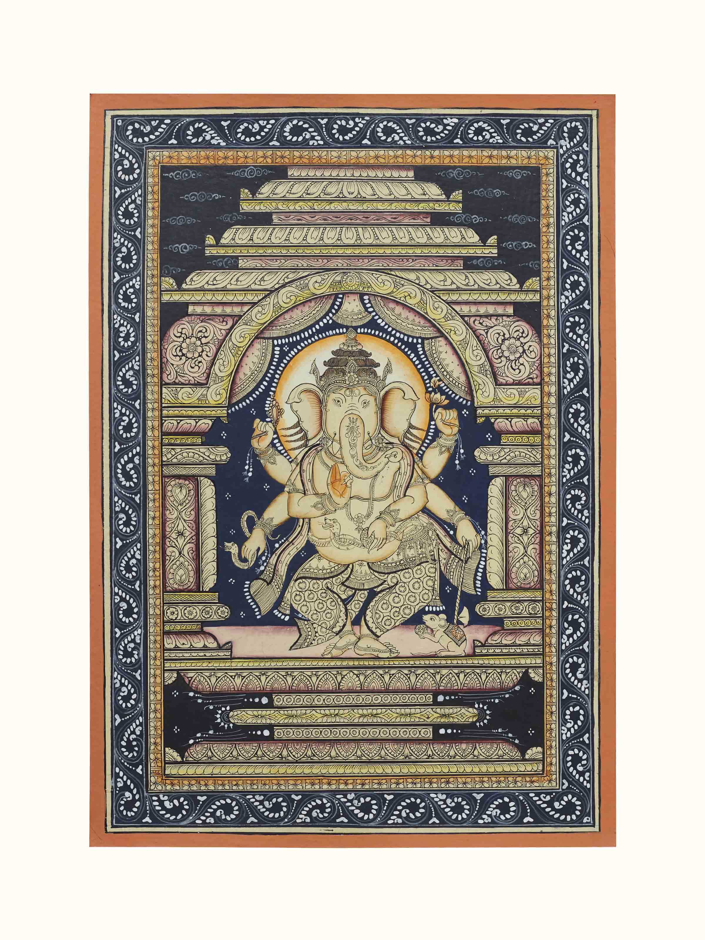Ganesha Pattachitra Painting