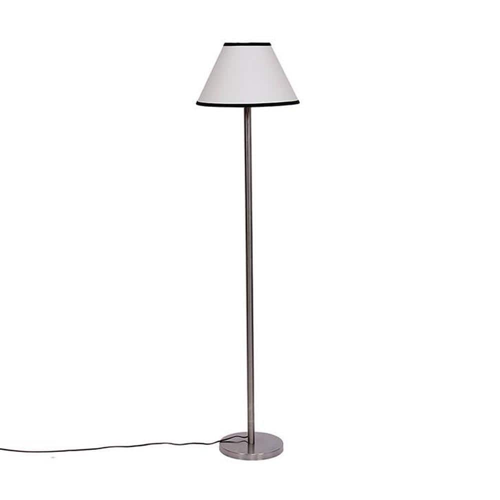 Deance Multicolour Cotton Shade Floor Lamp