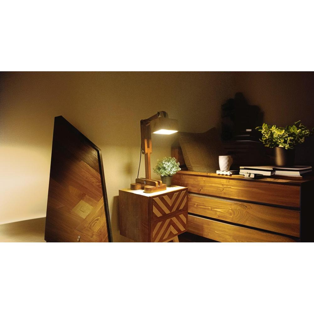 Amelia Brown Wooden Table Lamp with Wooden Lampshade