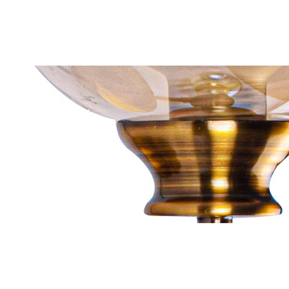 Caleb Amber Thumb Pressed Wall double Glass Sconce