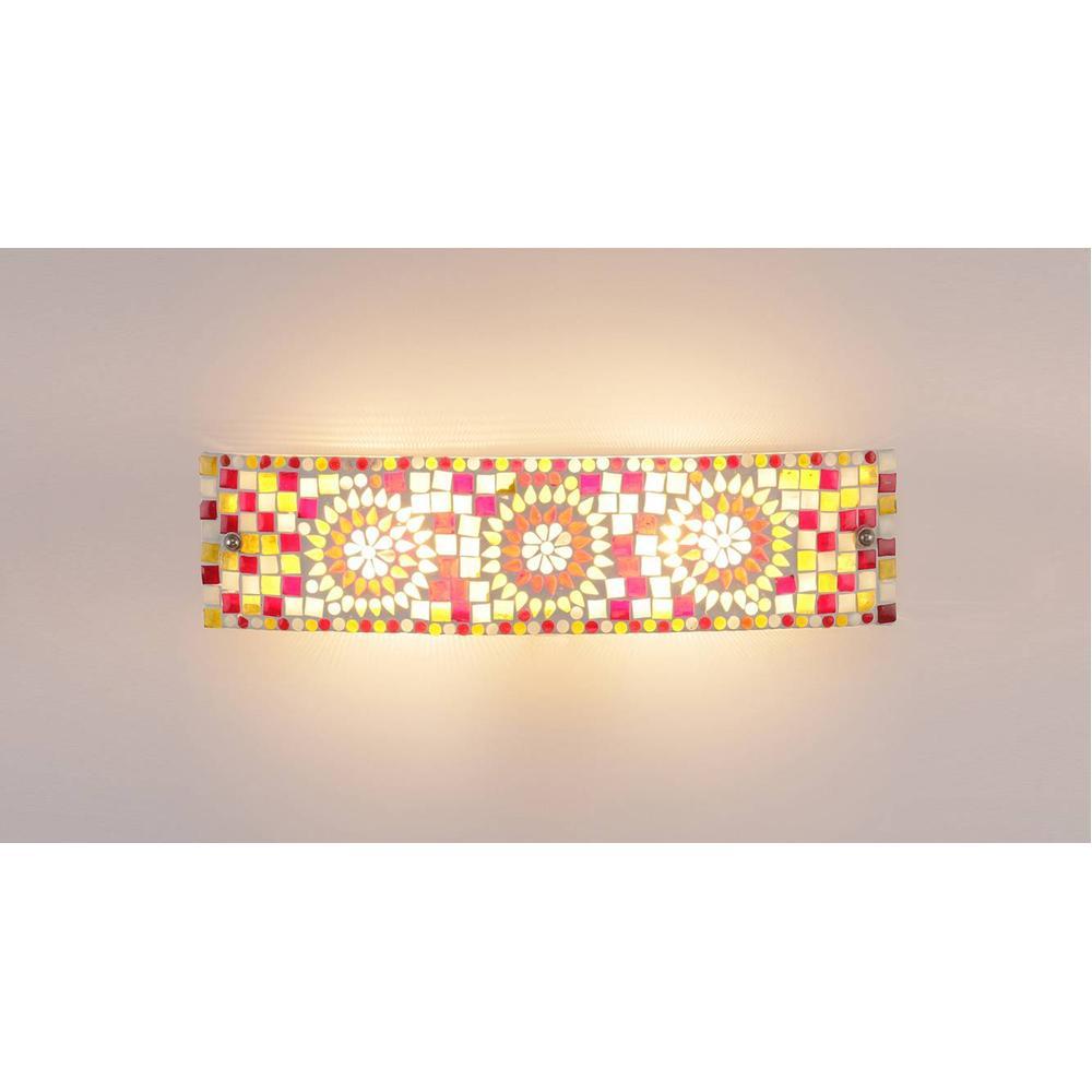 Cade Multicolour Glass Wall Light