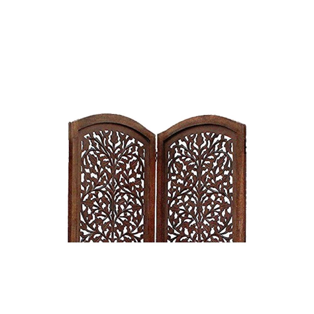 Lorree Solid Wood 4 Panel Room Divider