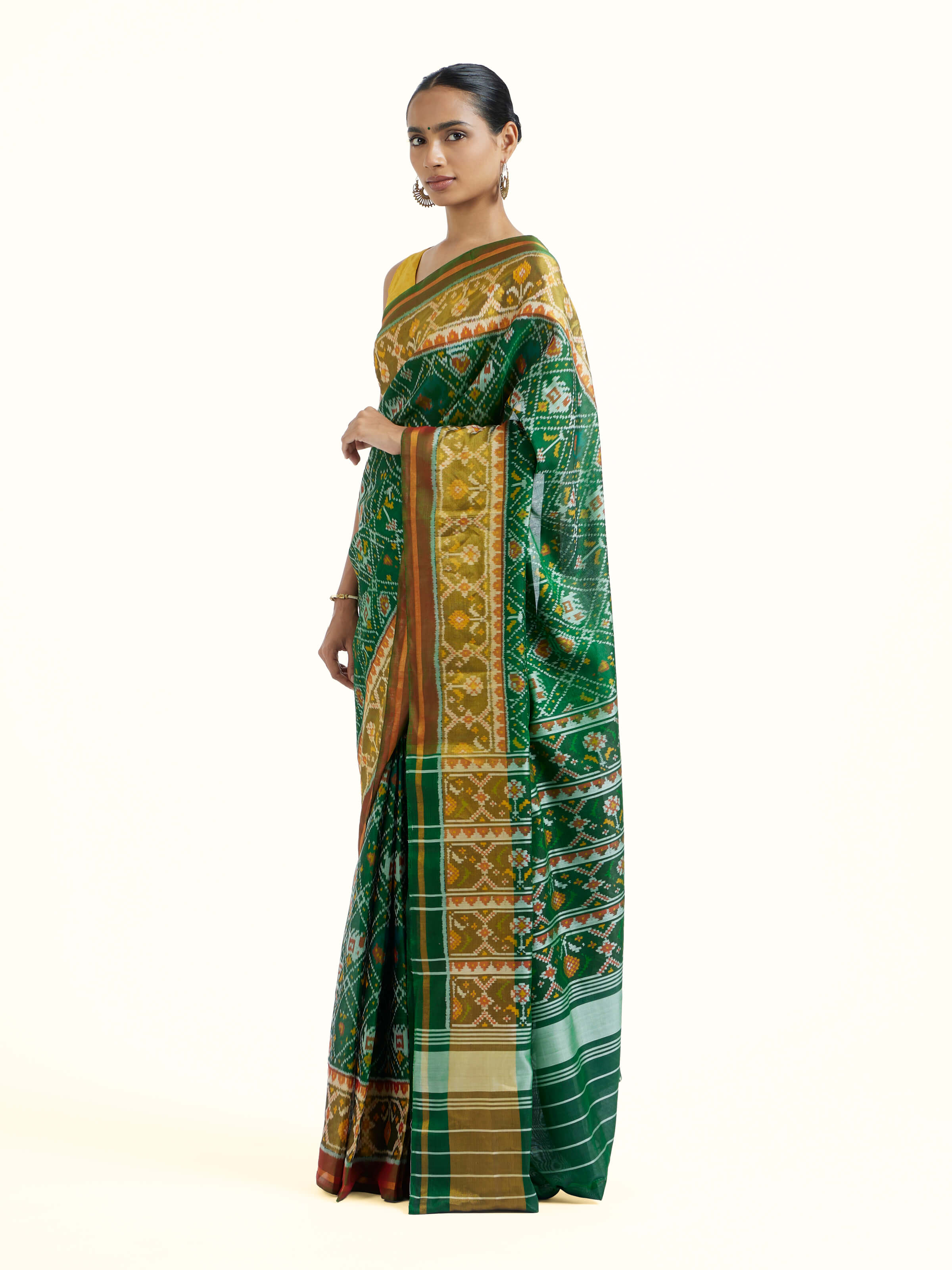 Rajkot Patola Ikat Saree